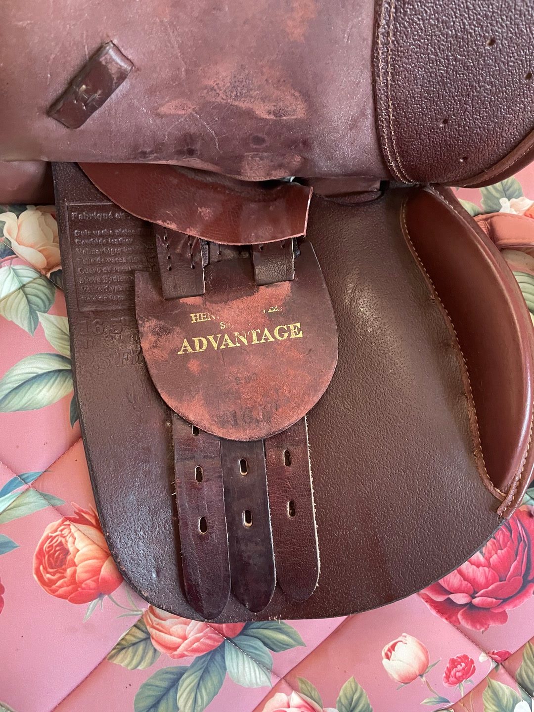 Selle Henri Rivel marron 16.5 pouces, média 7