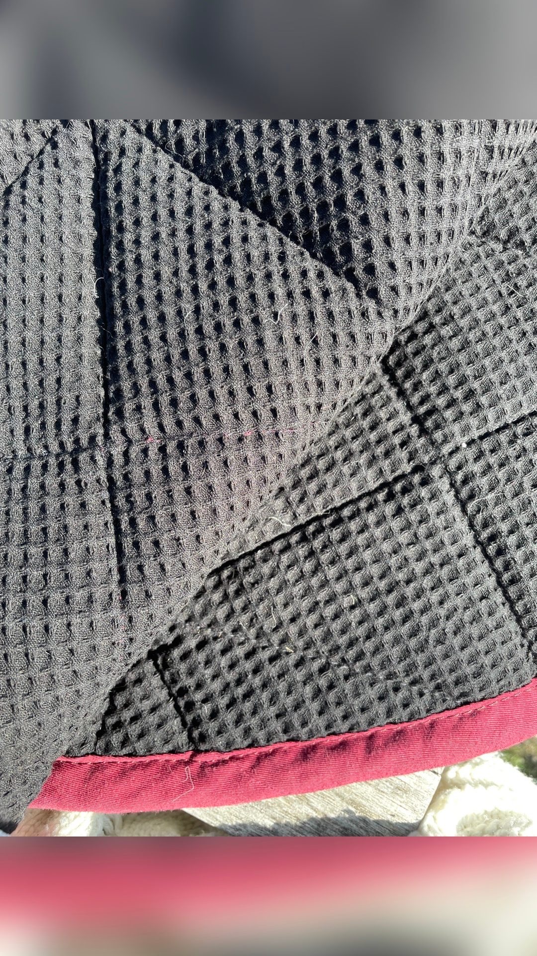 Tapis bordeaux Fouganza, média 4