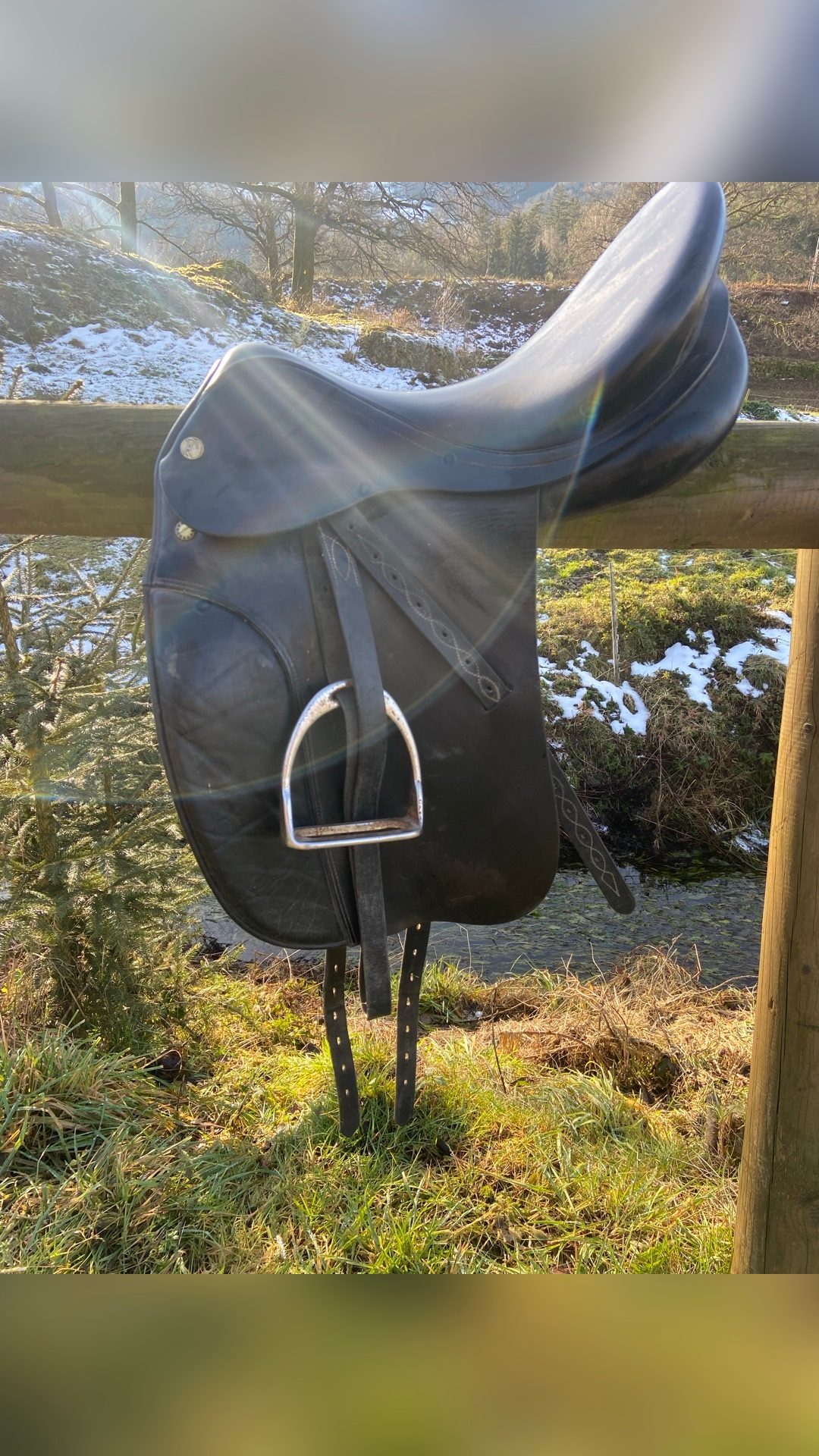 Selle dressage Prestige 17 pouces, média 4