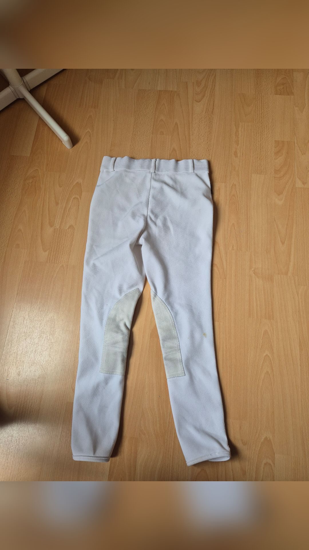 Pantalon de concours blanc 152, média 5