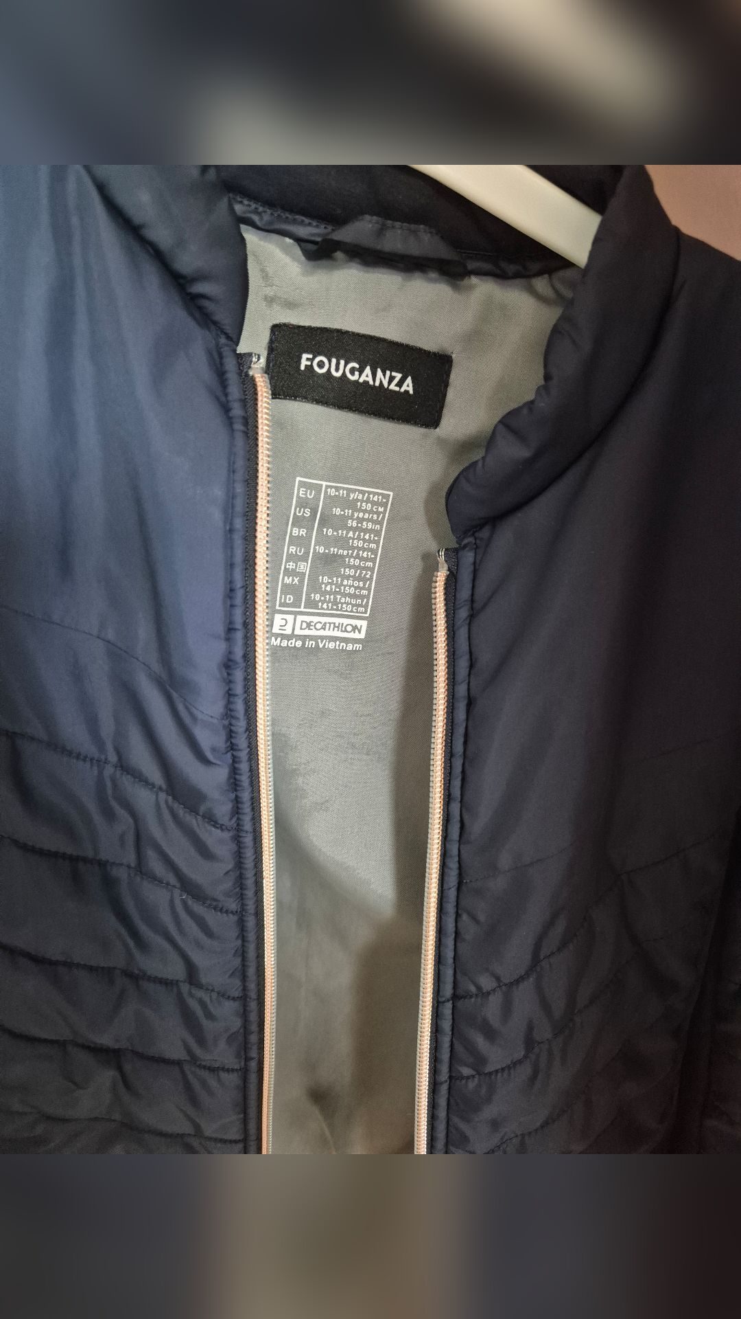 Veste Fouganza 10/11 ans, média 2
