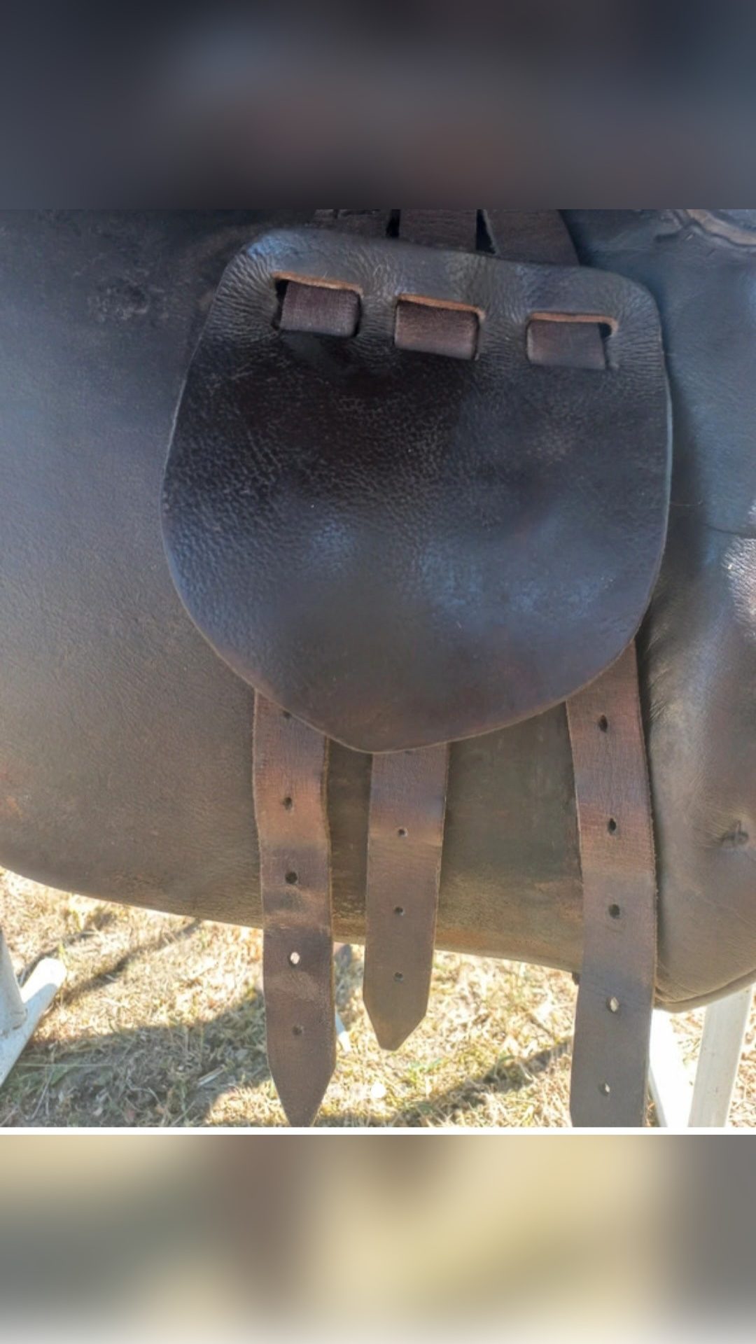 Selle cuir pour cheval de trait, média 2