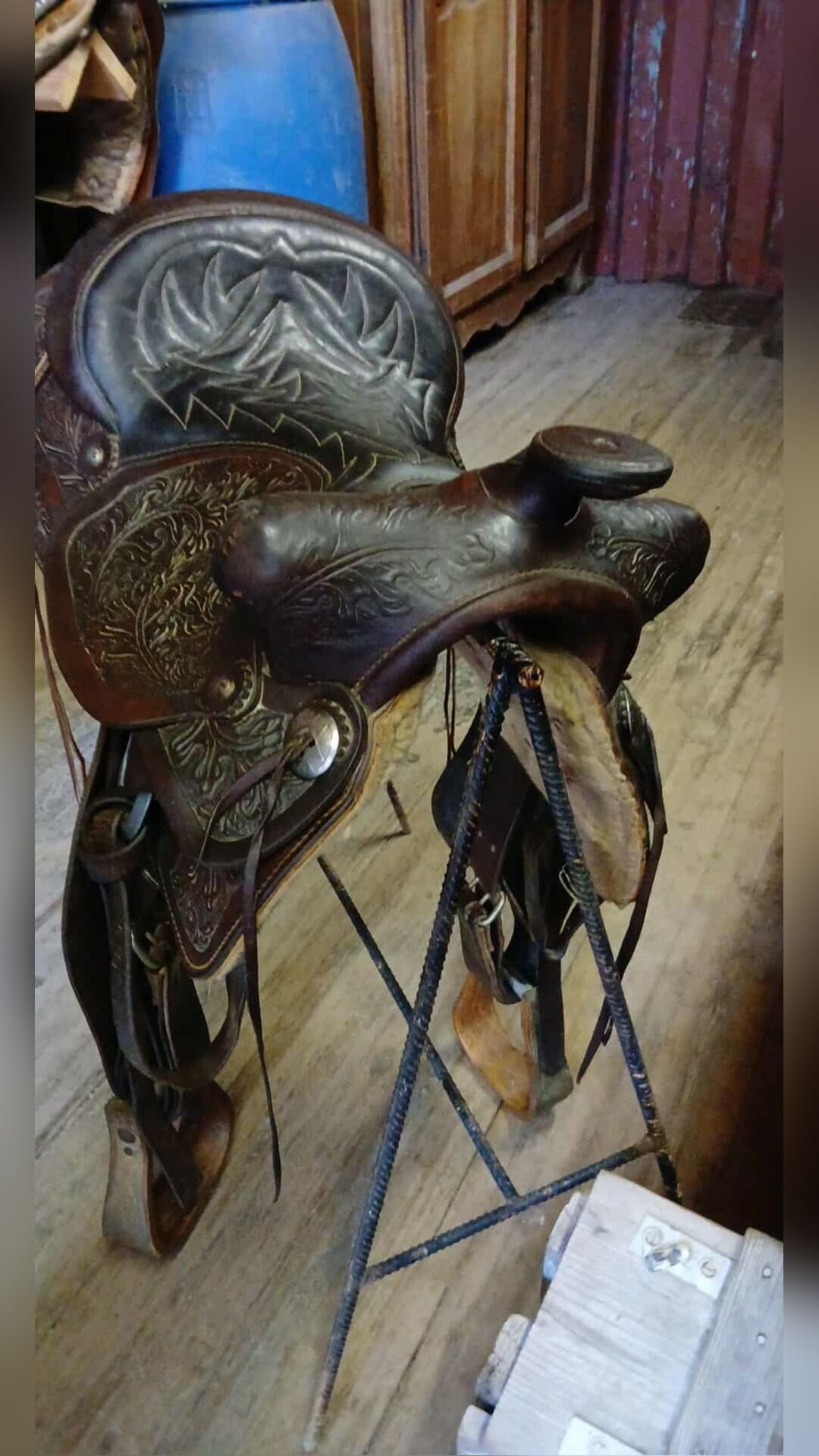 Selle western Simco numérotée, média 2