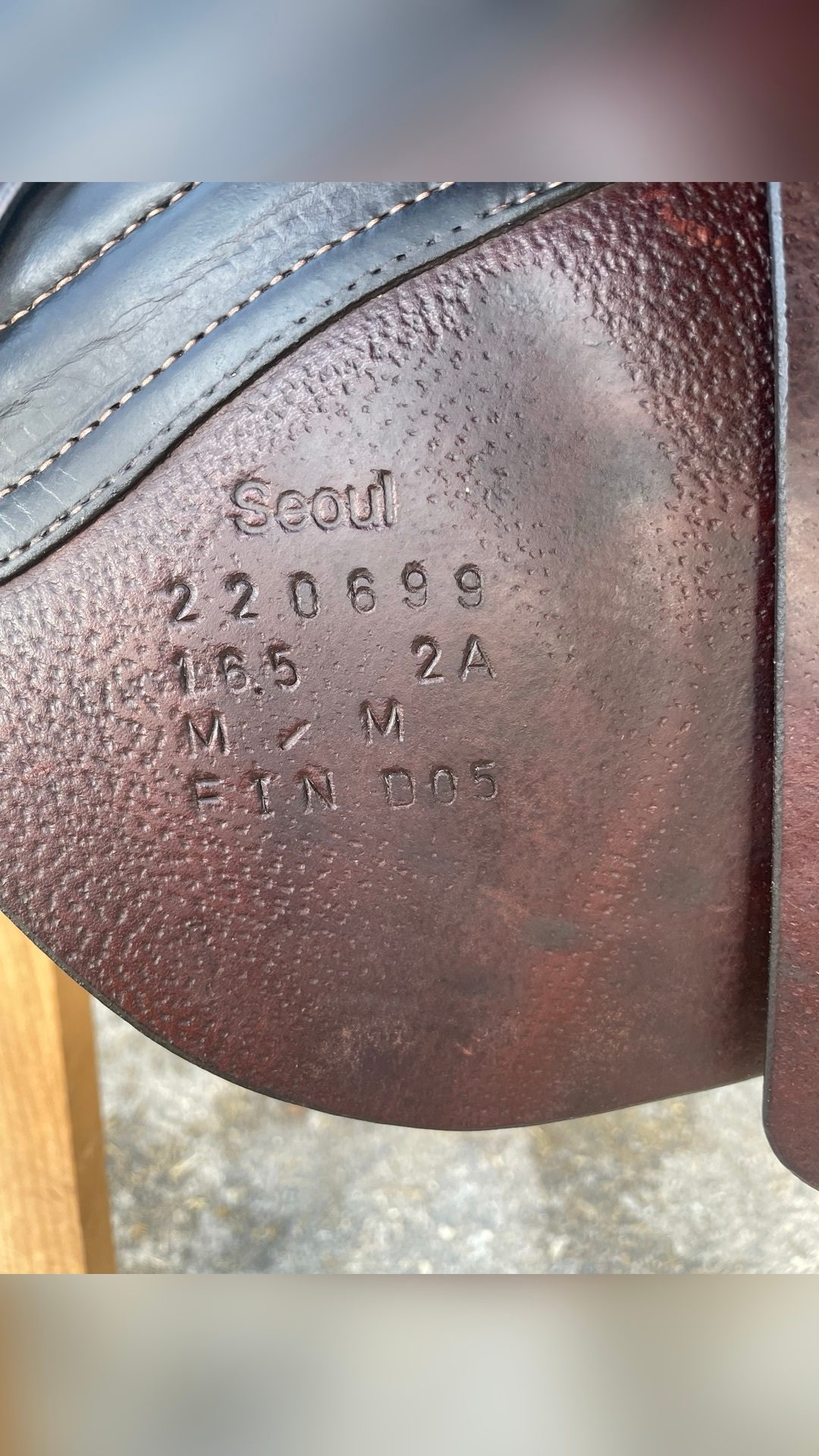 Selle Forestier SEOUL 16,5  de 2022, média 6