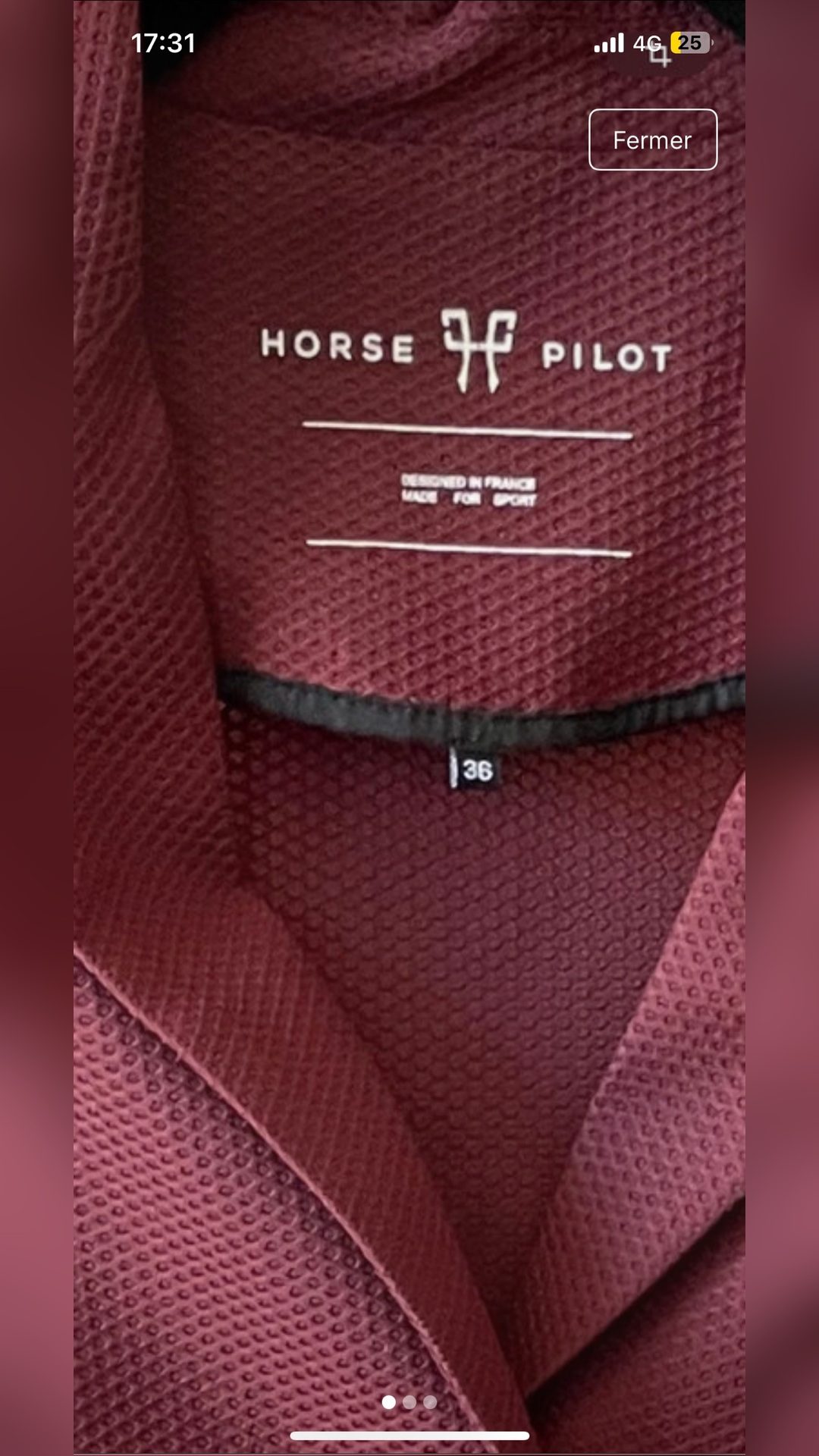 Veste Horse Pilot, média 3