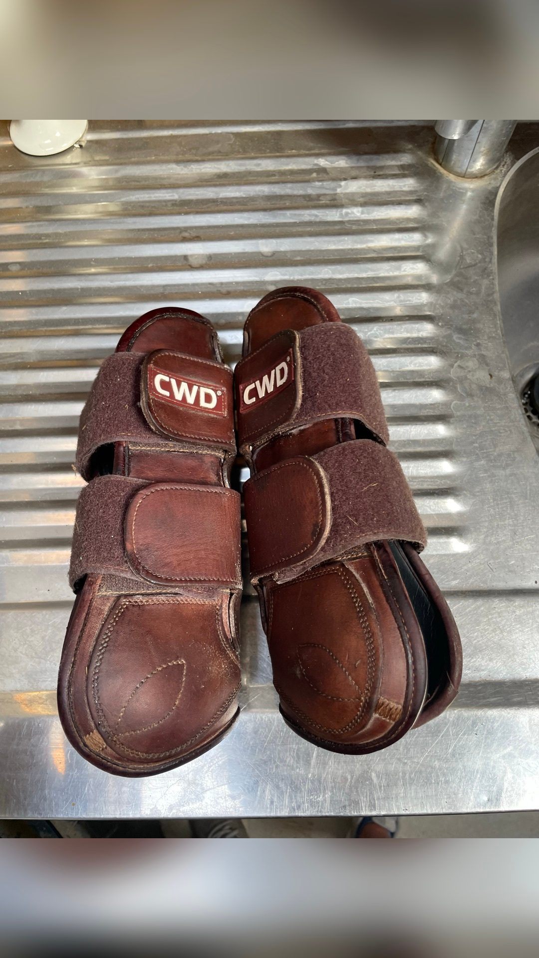 Guêtres en cuir CWD, média 4