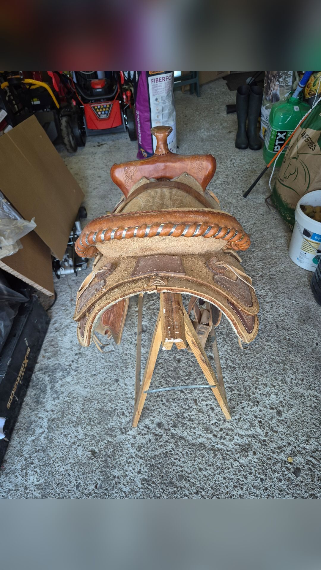 Selle cheval western, média 3