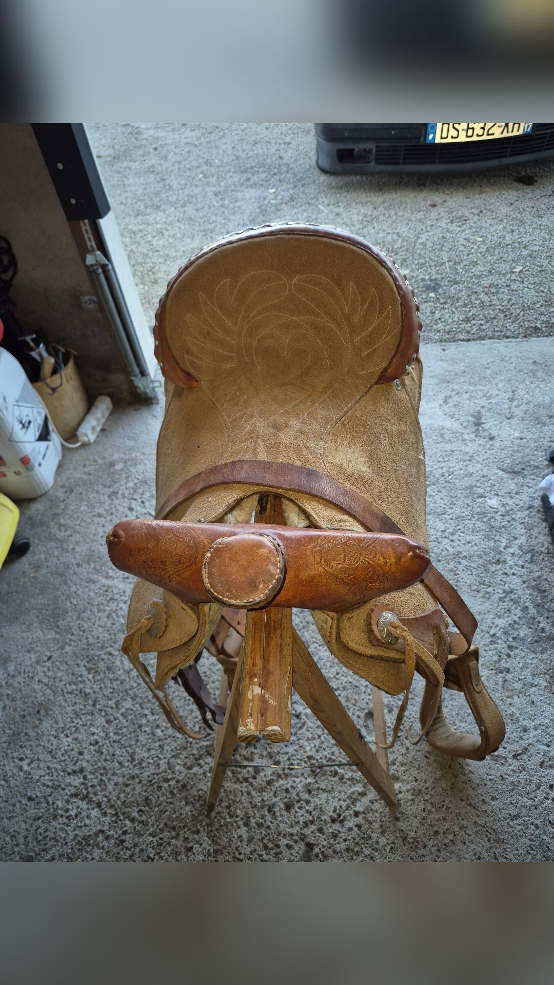 Selle cheval western, média 5