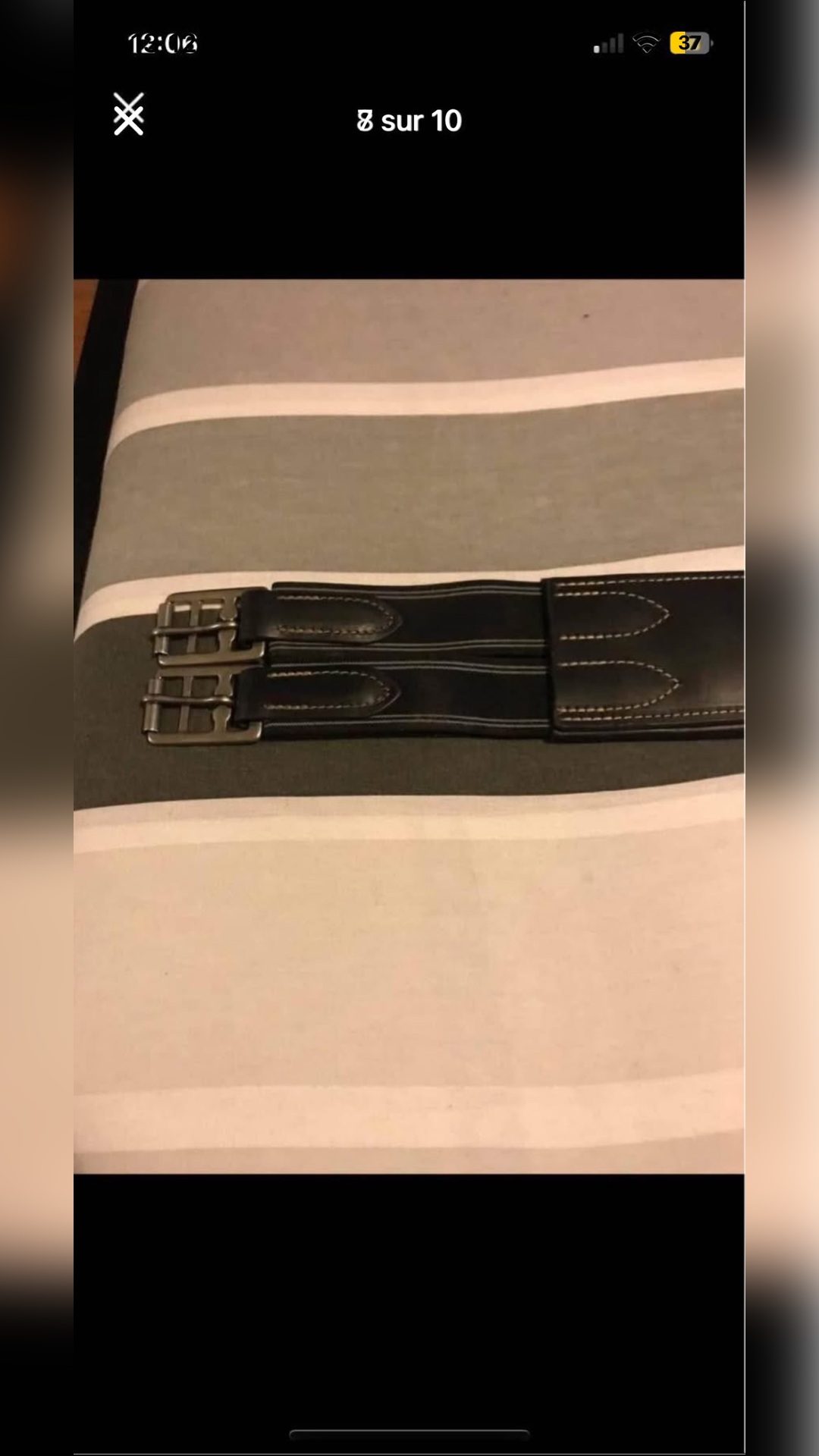 Sangle neuf taille 135 cuir, média 2