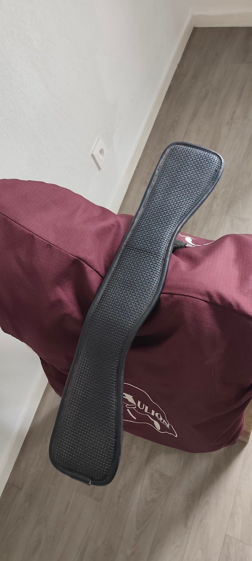 Selle dressage AULION 17" + étrivières étriers + sangle 50cm, média 10