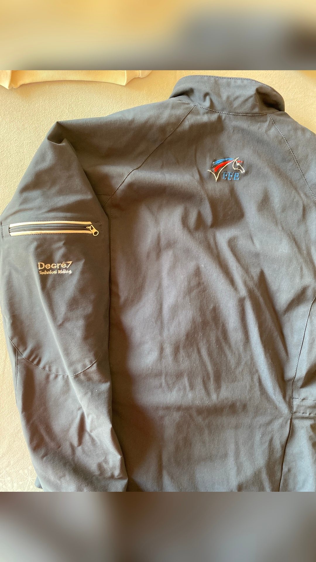 Veste Riding Degre7 FFE bleu marine, média 2