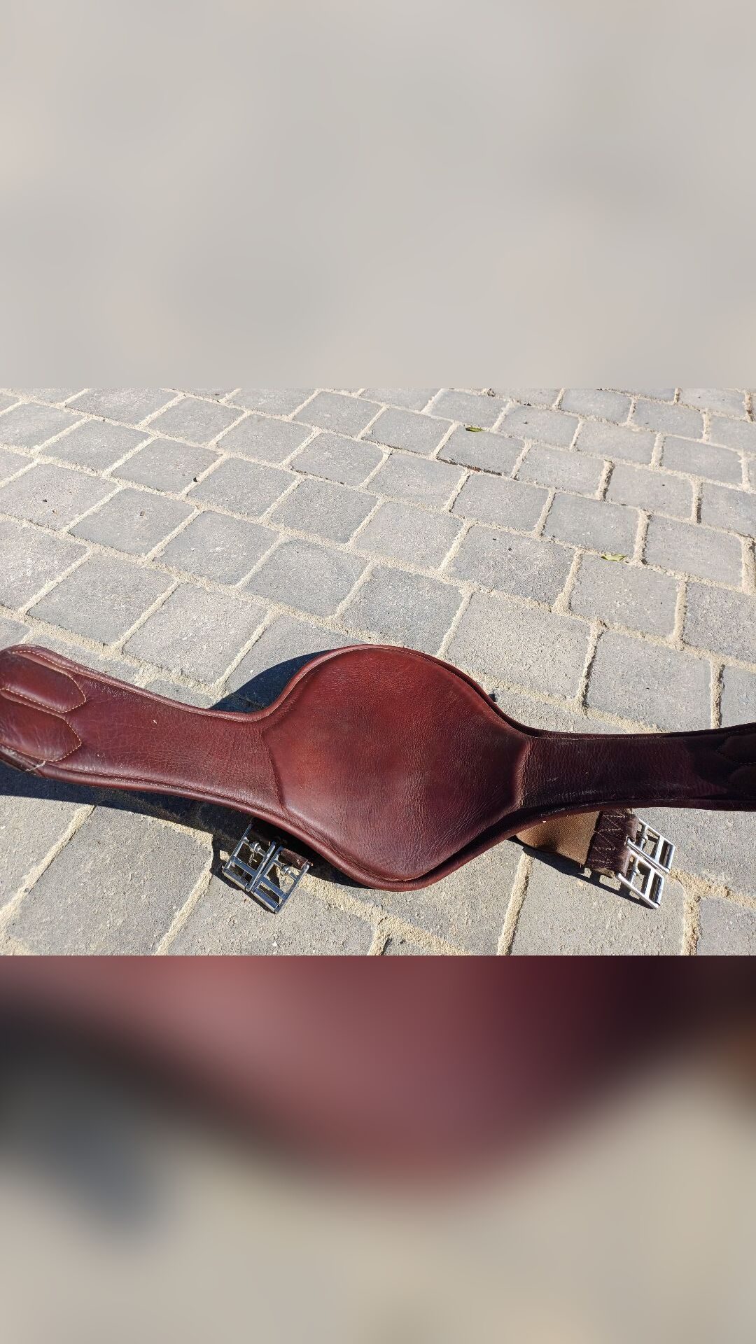 Sangle bavette Devoucoux taille 60 cm havane très bon état, média 3