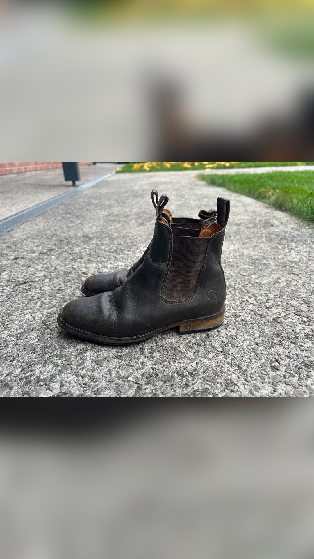 Boots Vero cuoio, média 2