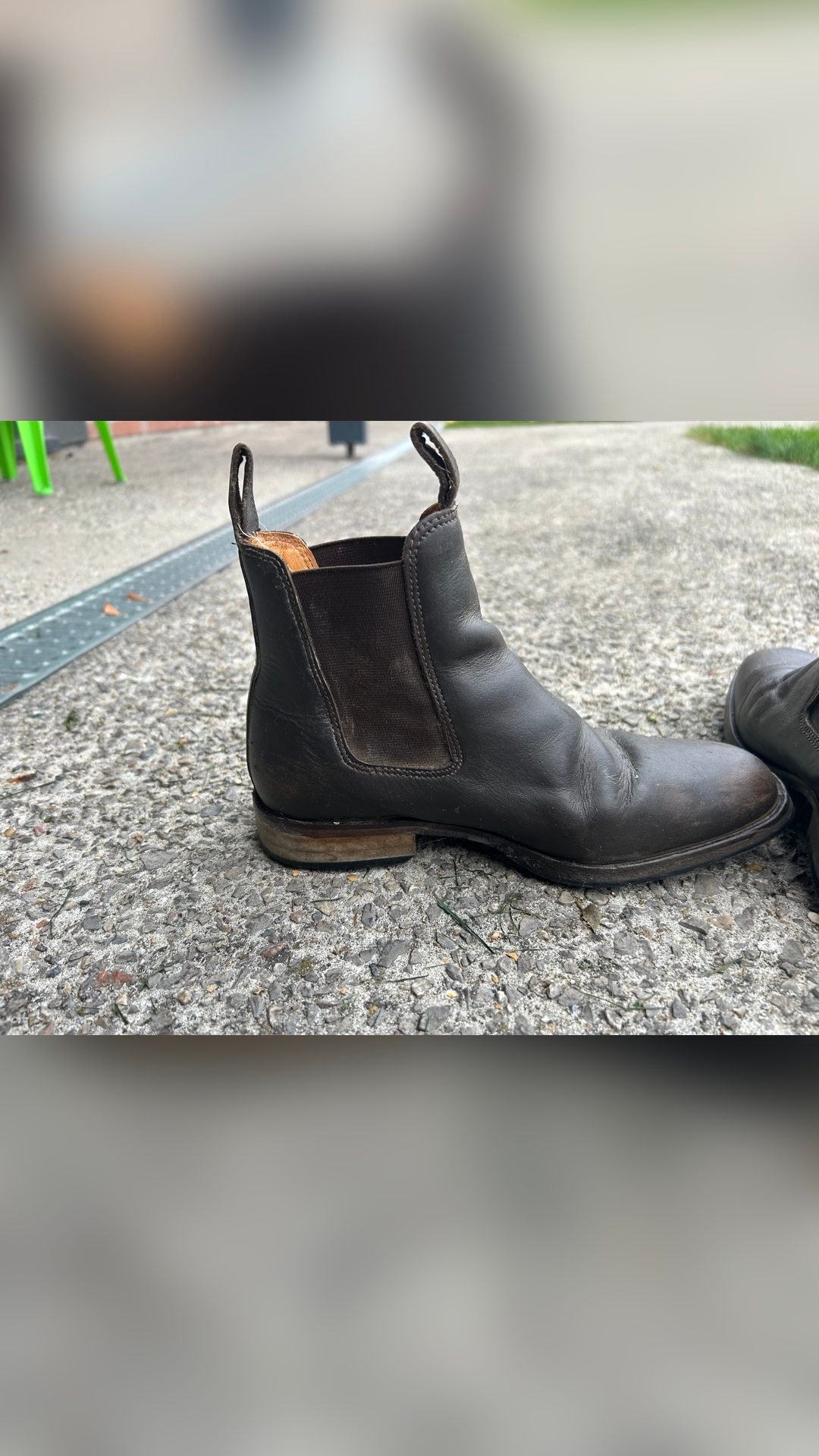 Boots Vero cuoio, média 5