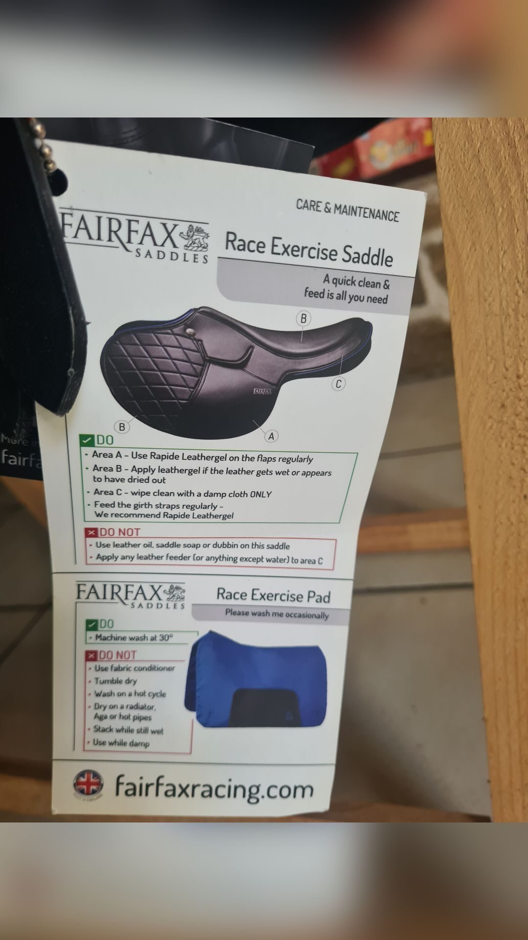 Selle Fairfax, média 2