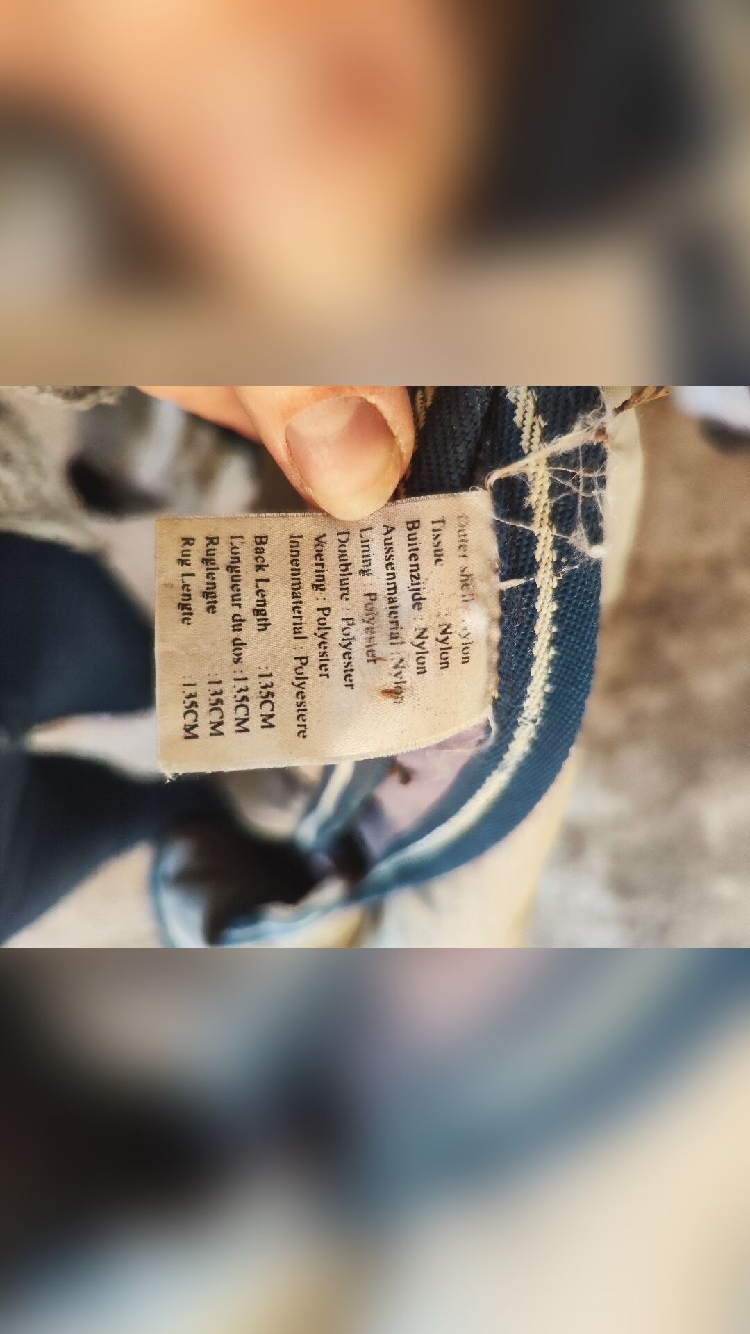 Couvre reins imperméable et polaire à l'intérieur, média 2