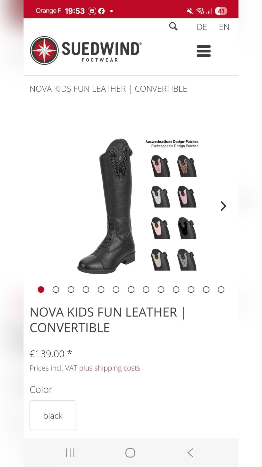 Bottes équitation enfant taille 32, média 7