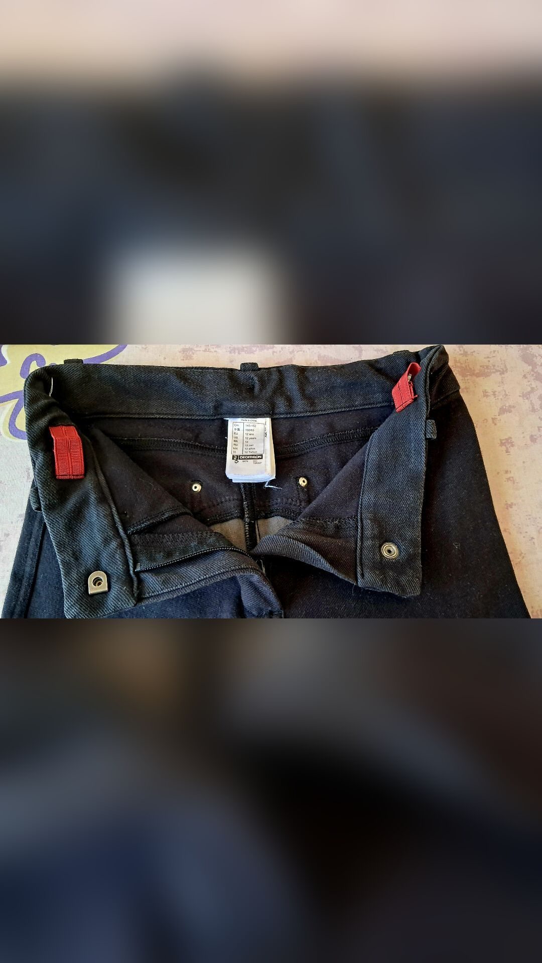 Pantalon équitation enfant fond de peau, média 3