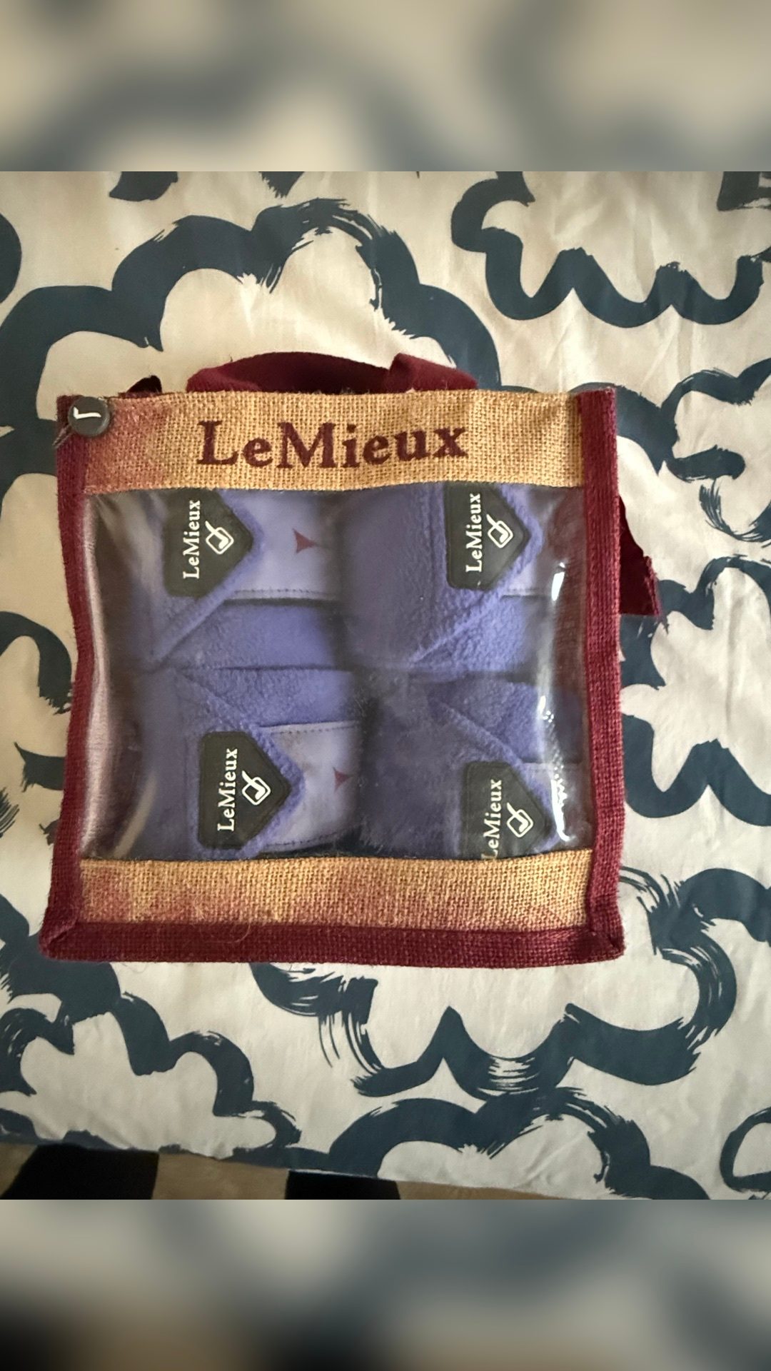 Ensemble tapis Dressage + bandes de polo LeMieux, média 2