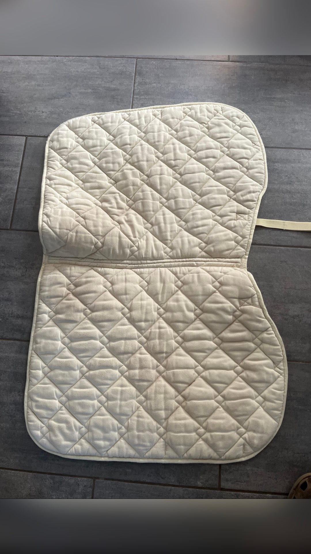 Tapis blanc crème taille Full, média 3