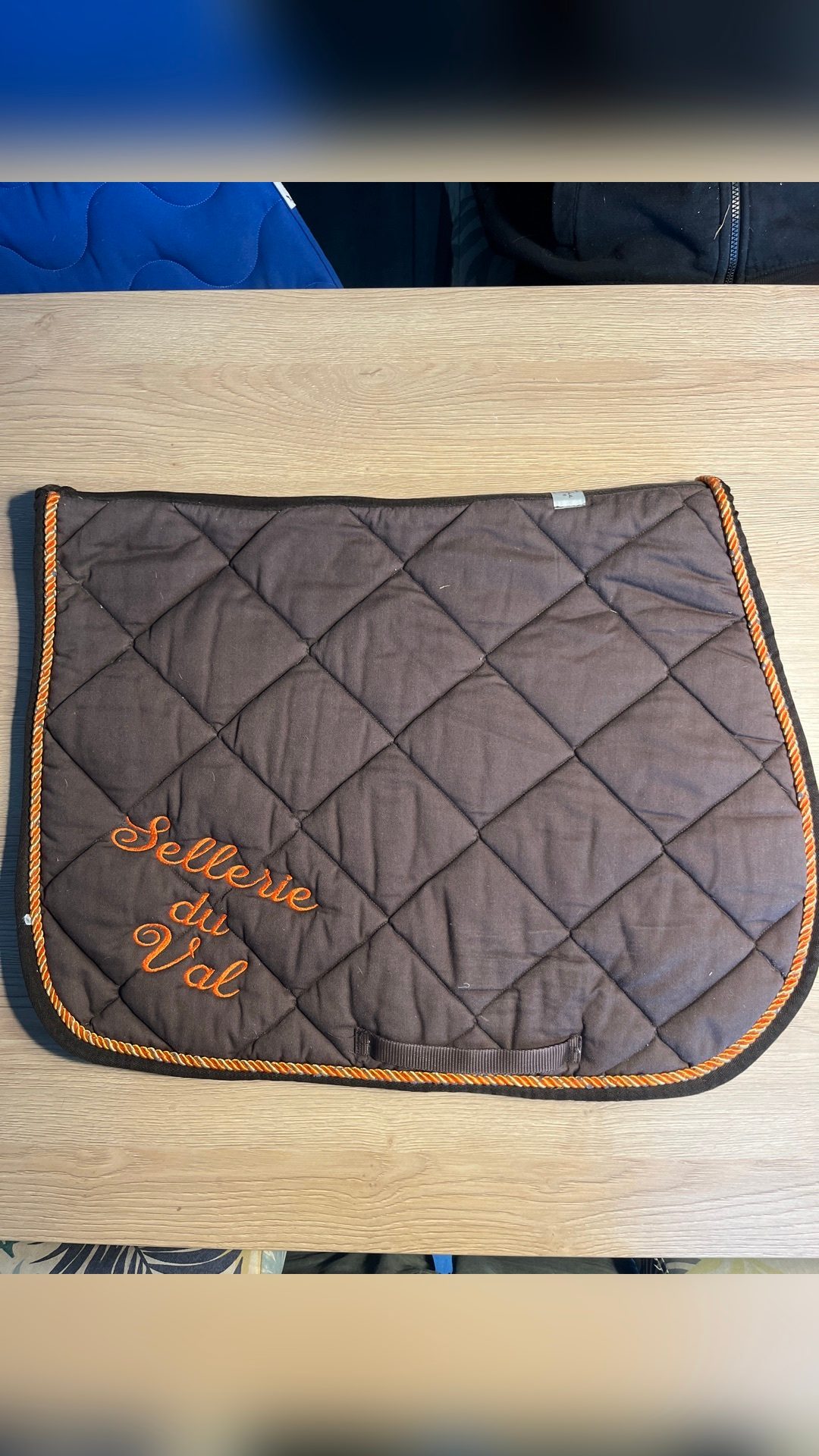 Tapis selle Equipe marron, média 2