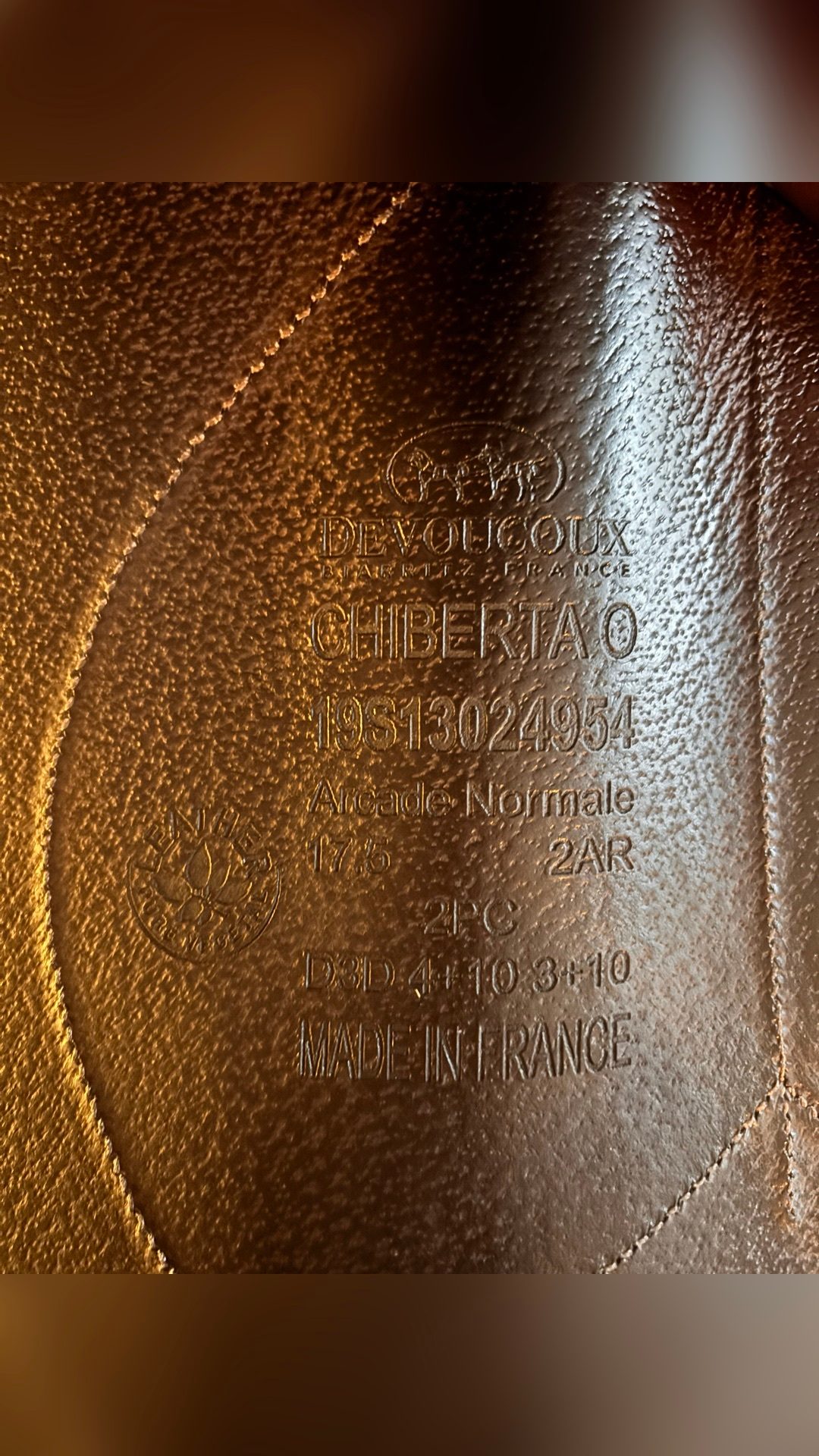 Selle DEVOUCOUX CHIBERTA O, média 7