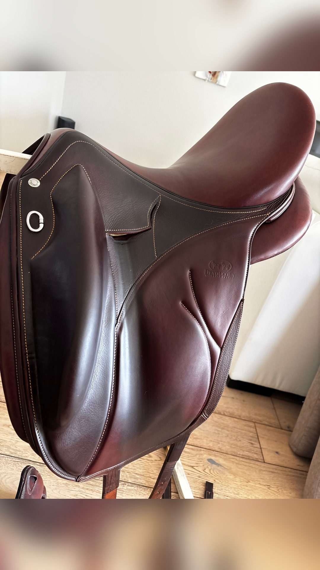Selle Makila Lab Double Avance 17’ havane, média 2