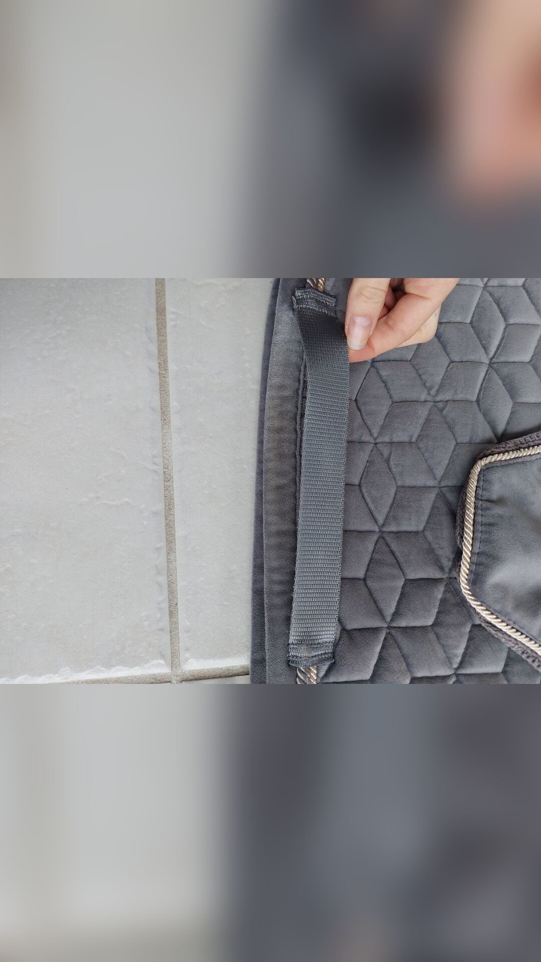 Tapis + bonnet Kentucky gris, média 8