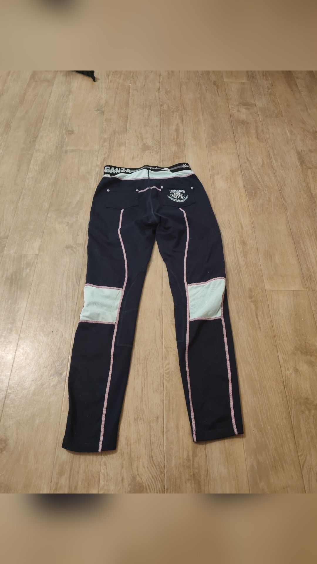 Pantalon bleu et rose, média 2