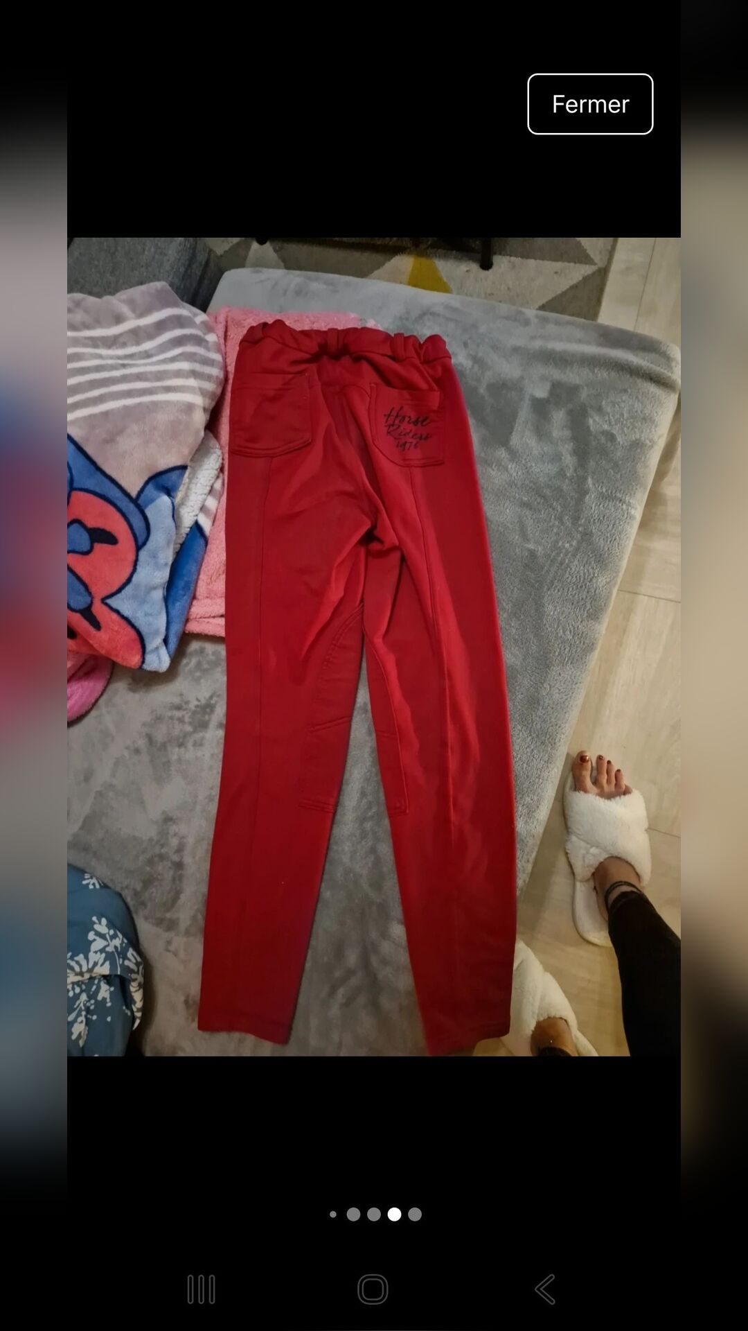 Pantalon équitation 12ans fille, média 5