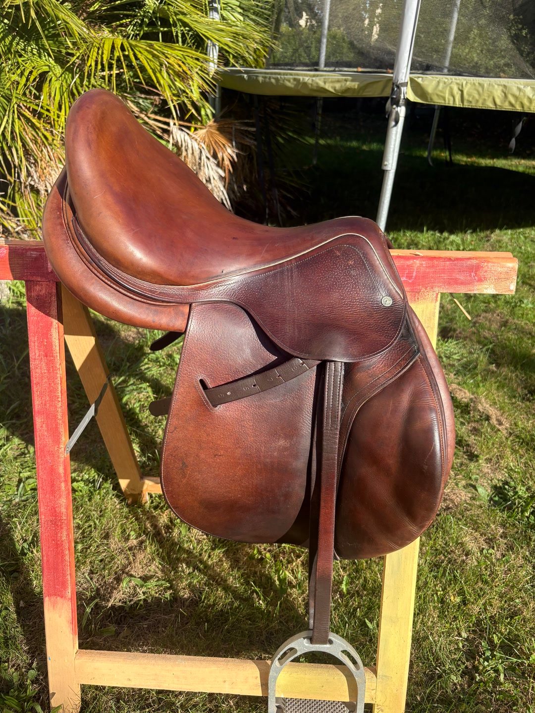 Selle cuir obstacles / loisirs, média 8