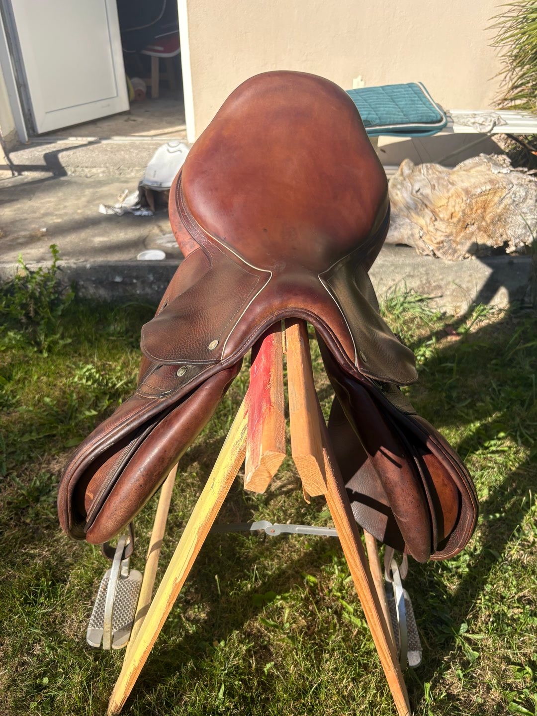 Selle cuir obstacles / loisirs, média 2