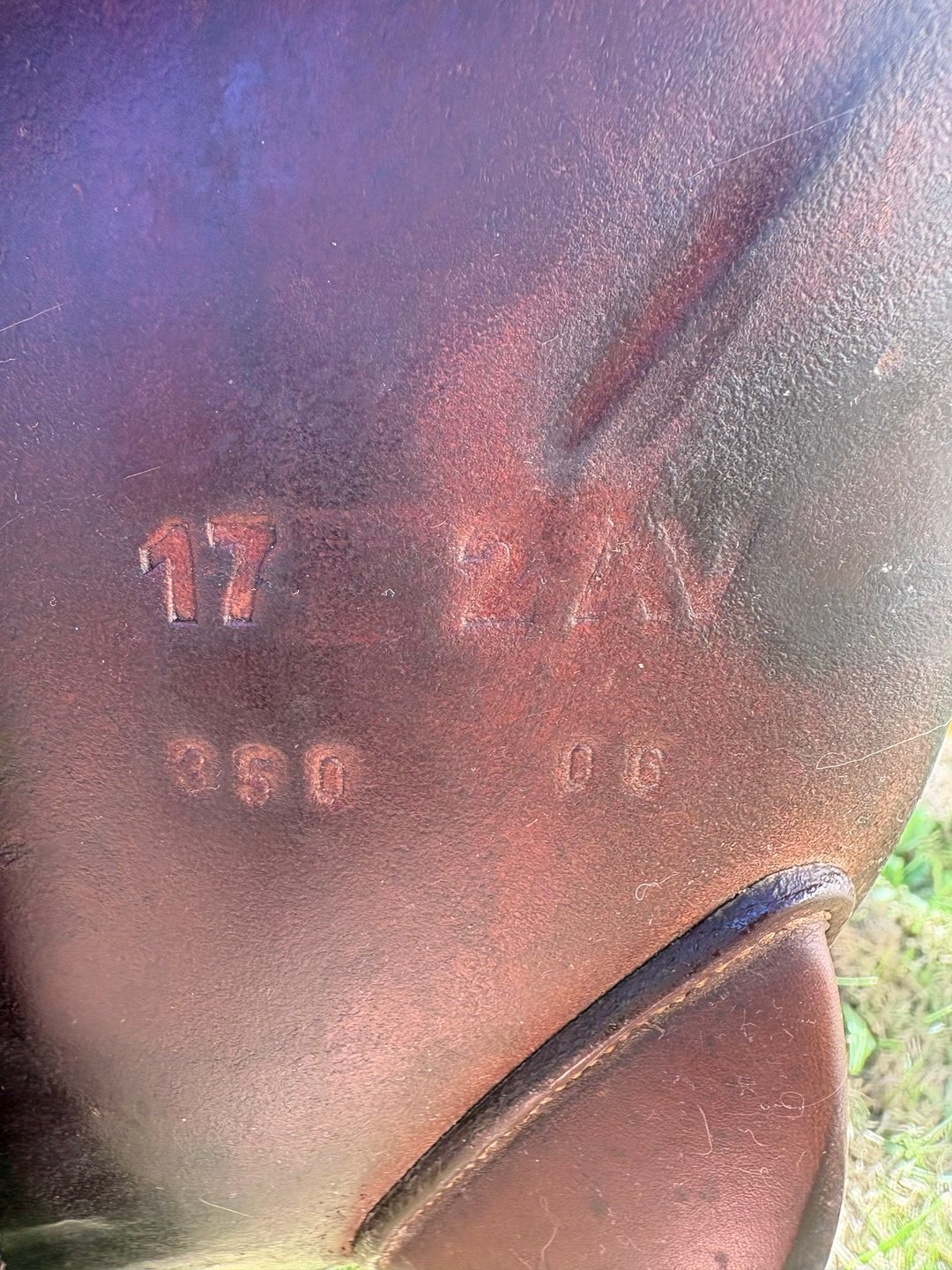 Selle cuir obstacles / loisirs, média 6