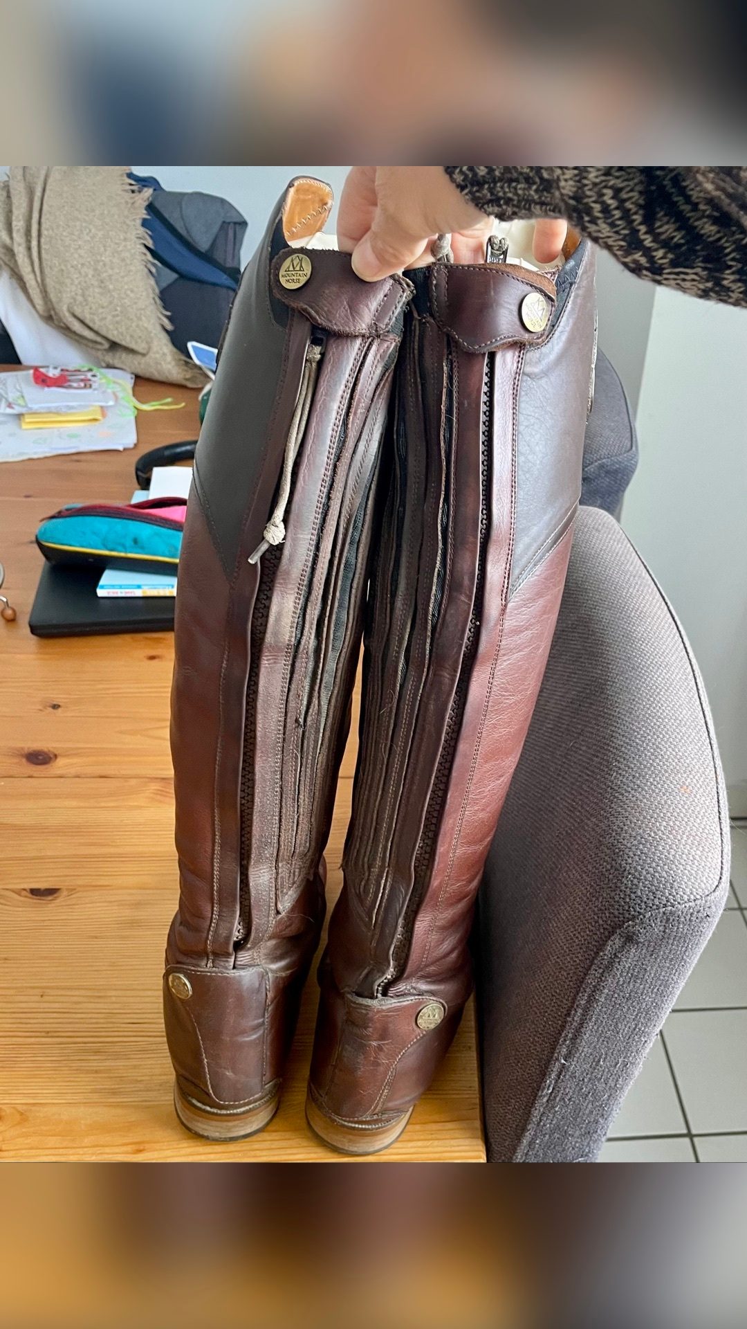 Bottes Mountain Horse taille 39, média 8