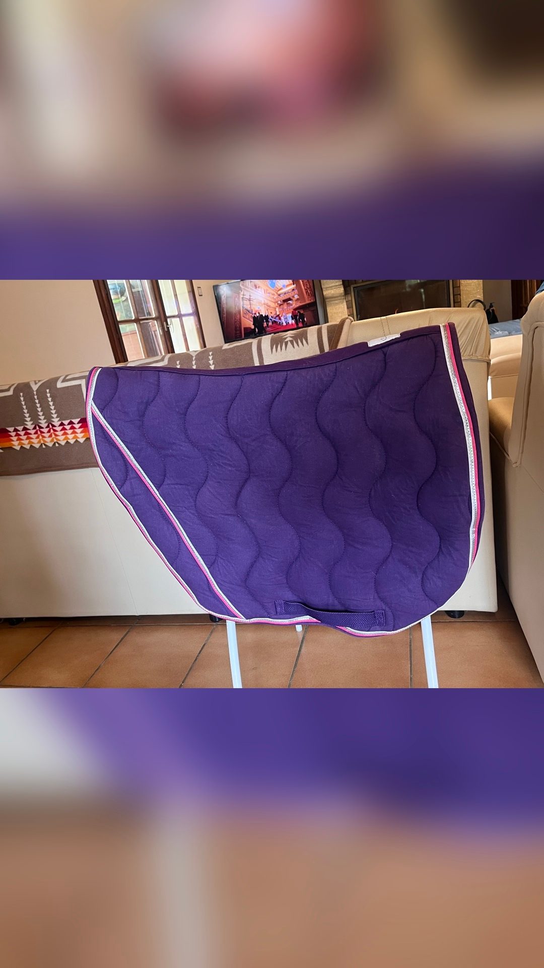 Tapis Equithème violet, média 7