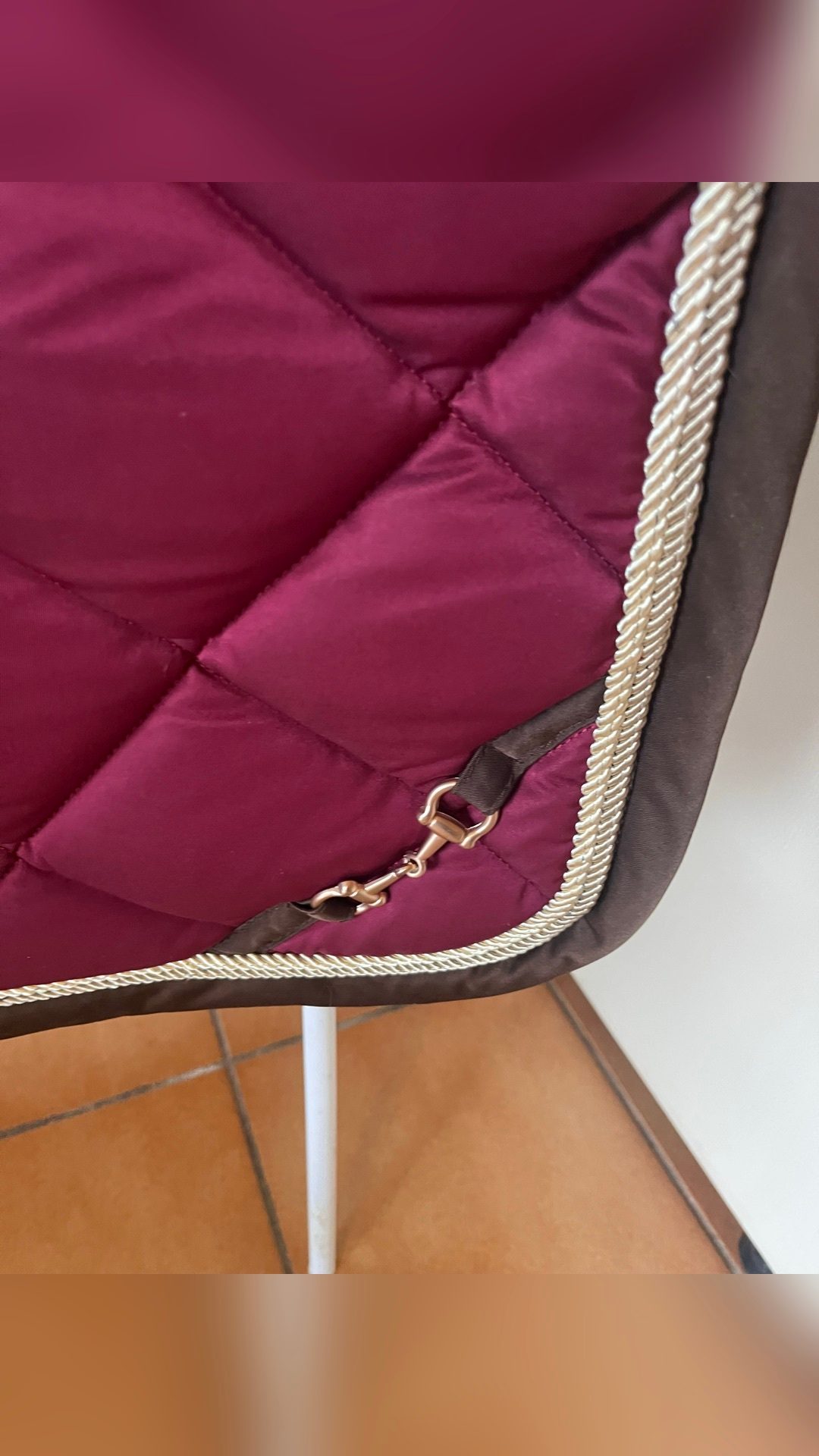 Tapis Lauria Garelli brodé E P, média 6