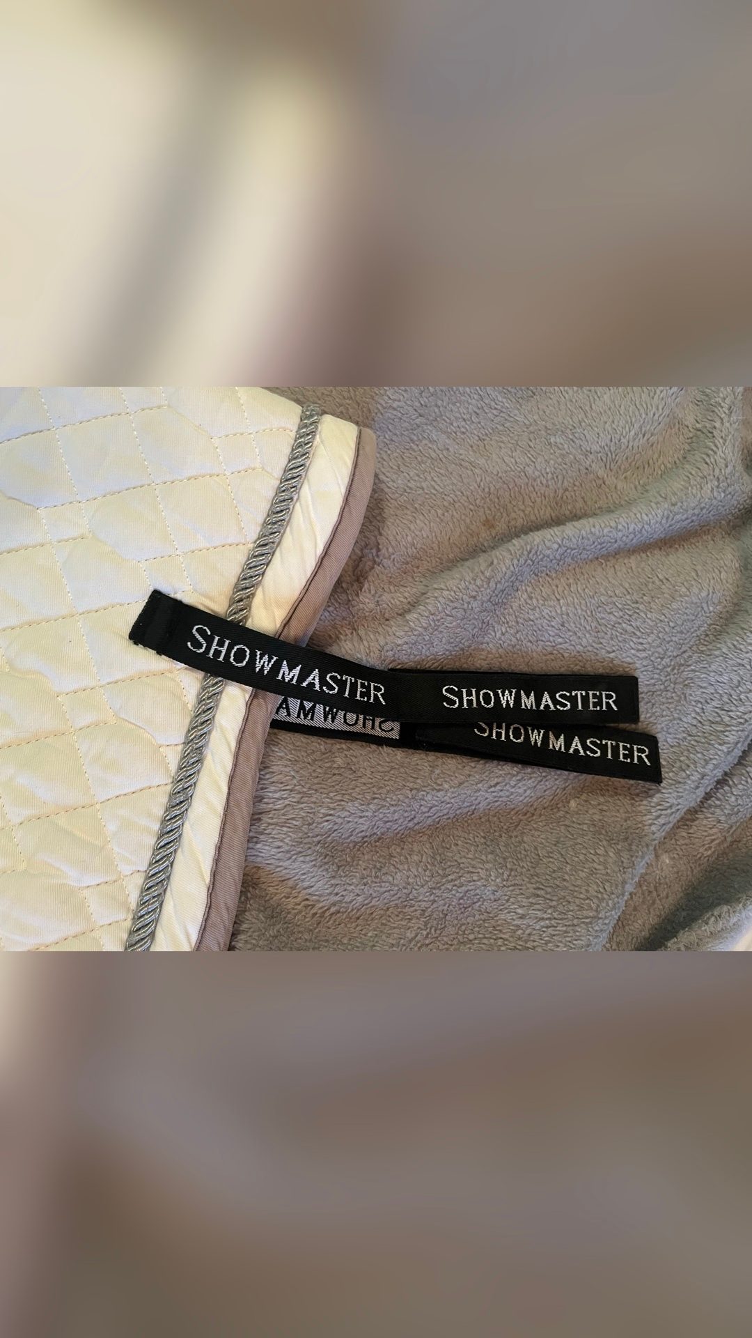 Tapis blanc Showmaster, média 5