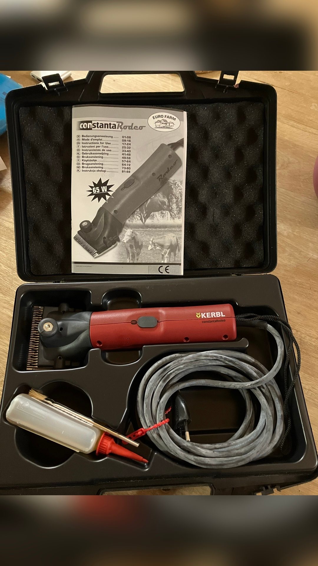 Tondeuse chevaux Kerbl Costanta Rodéo neuve, média 2