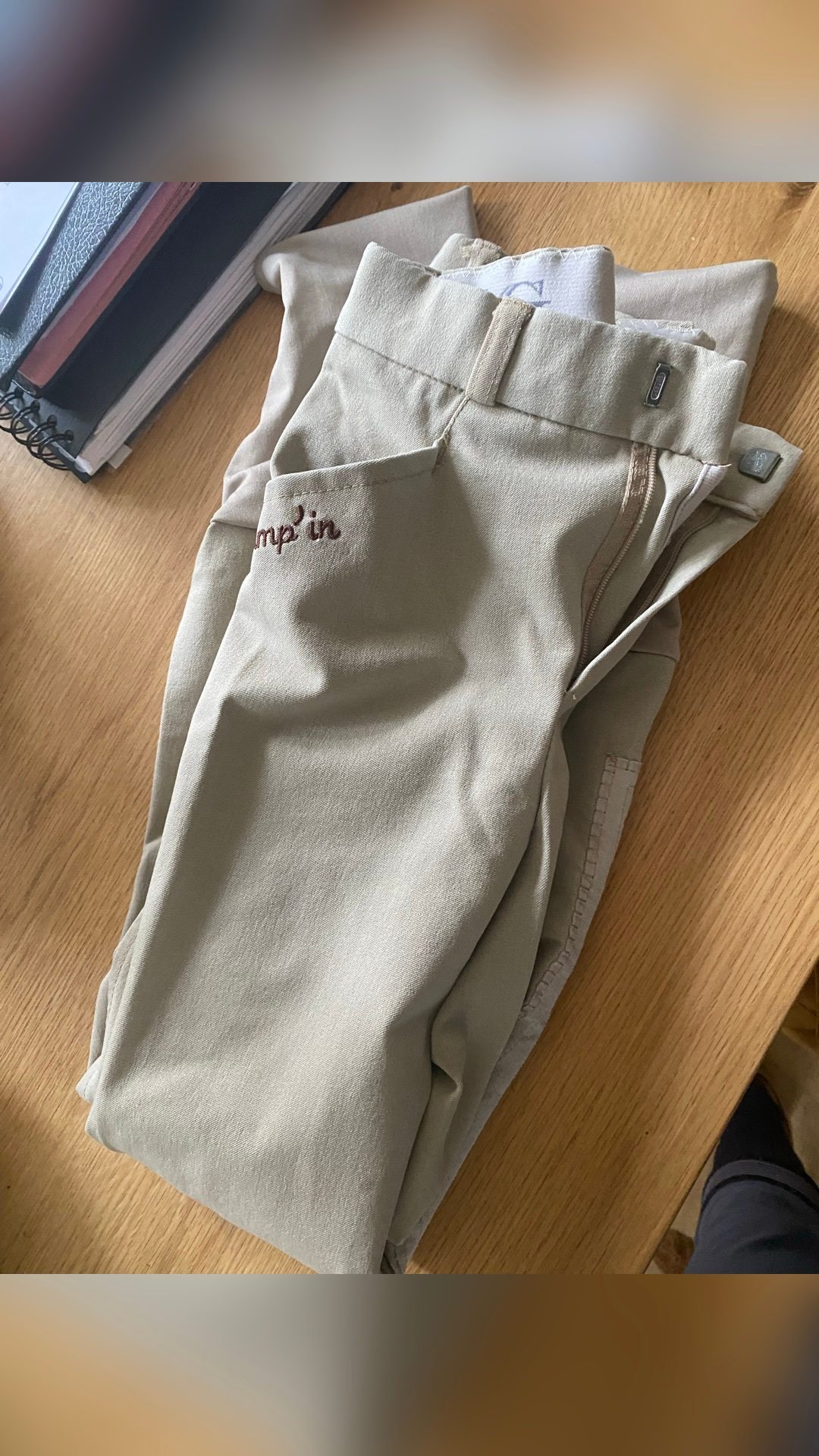 Pantalon beige Jumpin, média 2