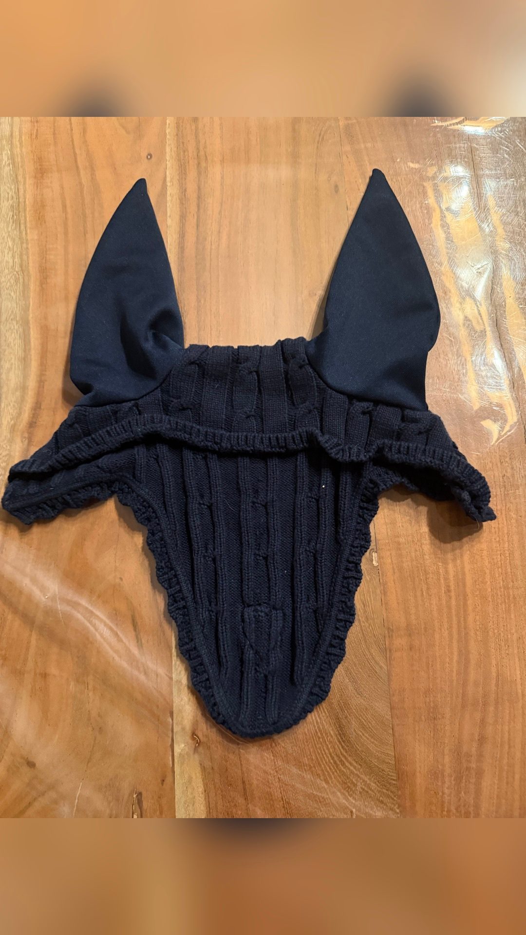 Bonnet Equithème bleu marine, média 2