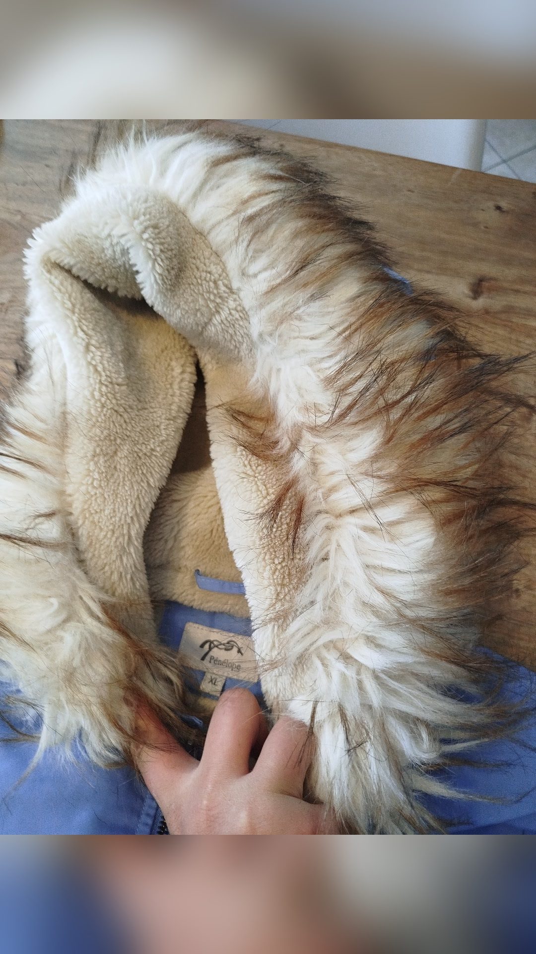 Veste Pénélope bleue, média 6