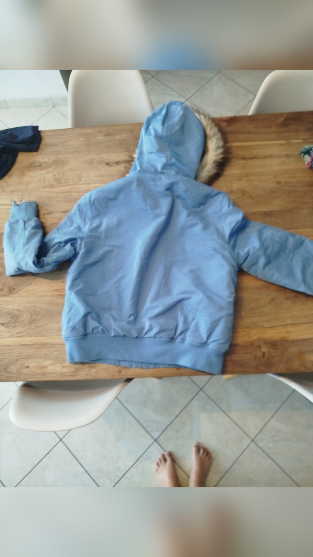 Veste Pénélope bleue, média 7