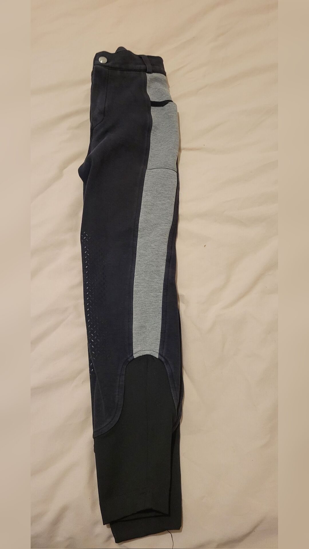 Pantalon bleu marine et gris, média 4