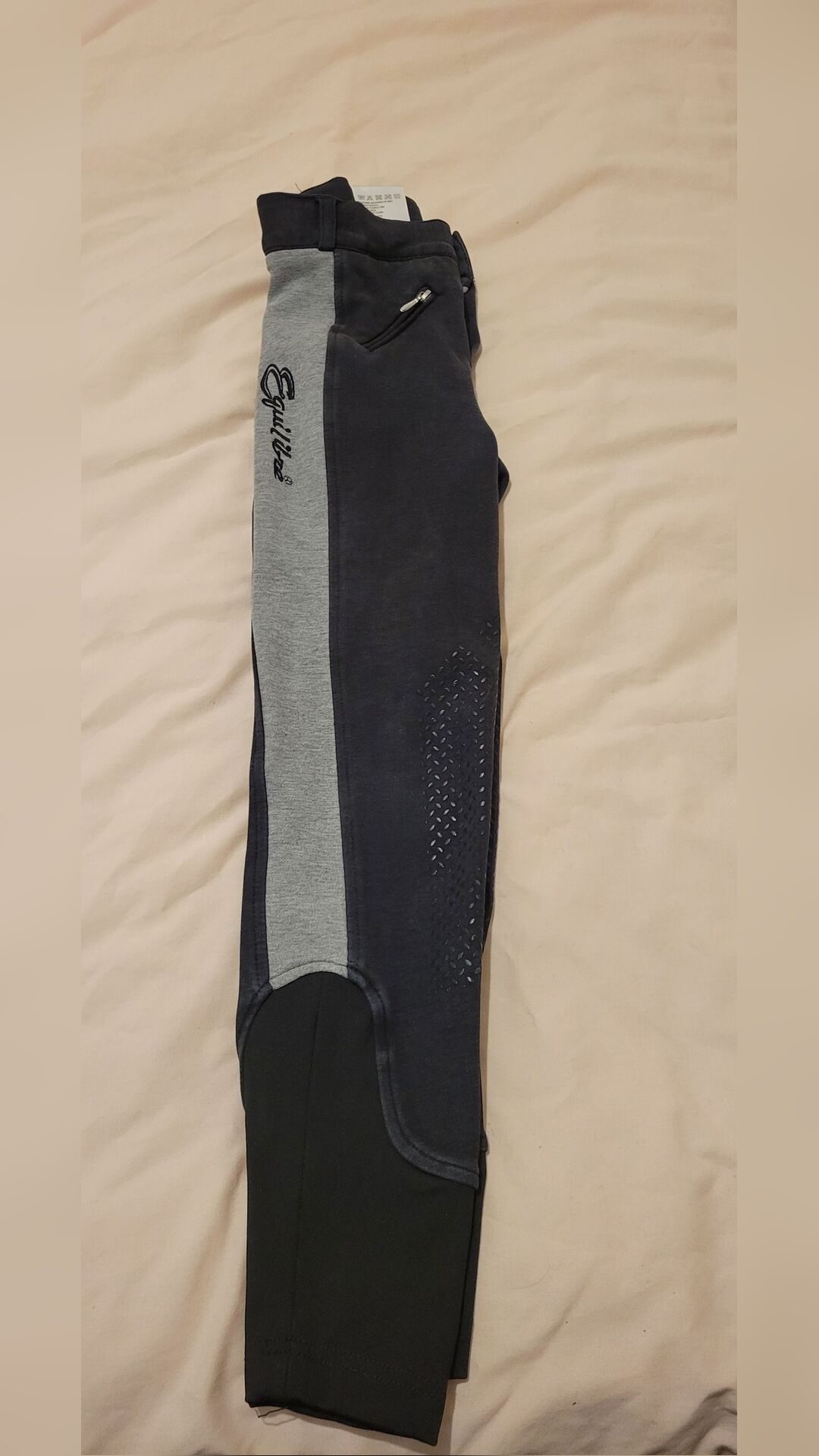 Pantalon bleu marine et gris, média 3