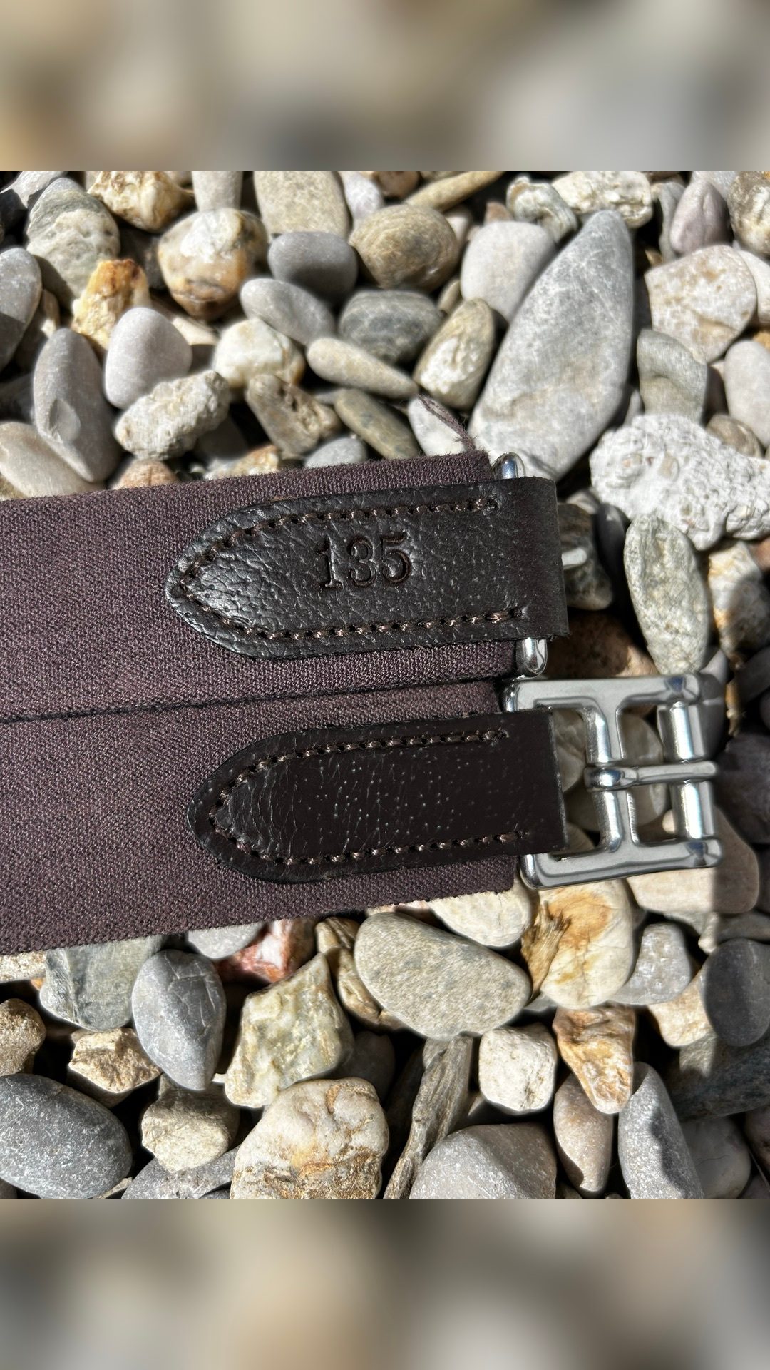Sangle bavette Easy Équipe marron taille 135 neuve, média 4