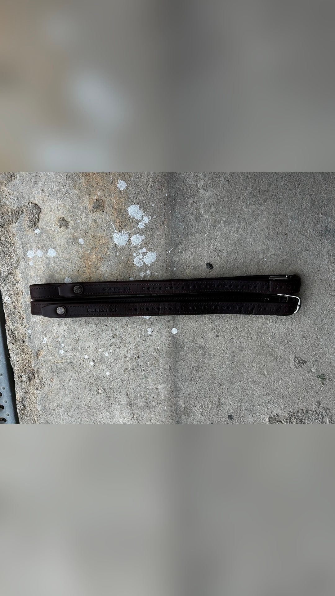 Étrivières Équipe marron taille 130 neuves, média 2