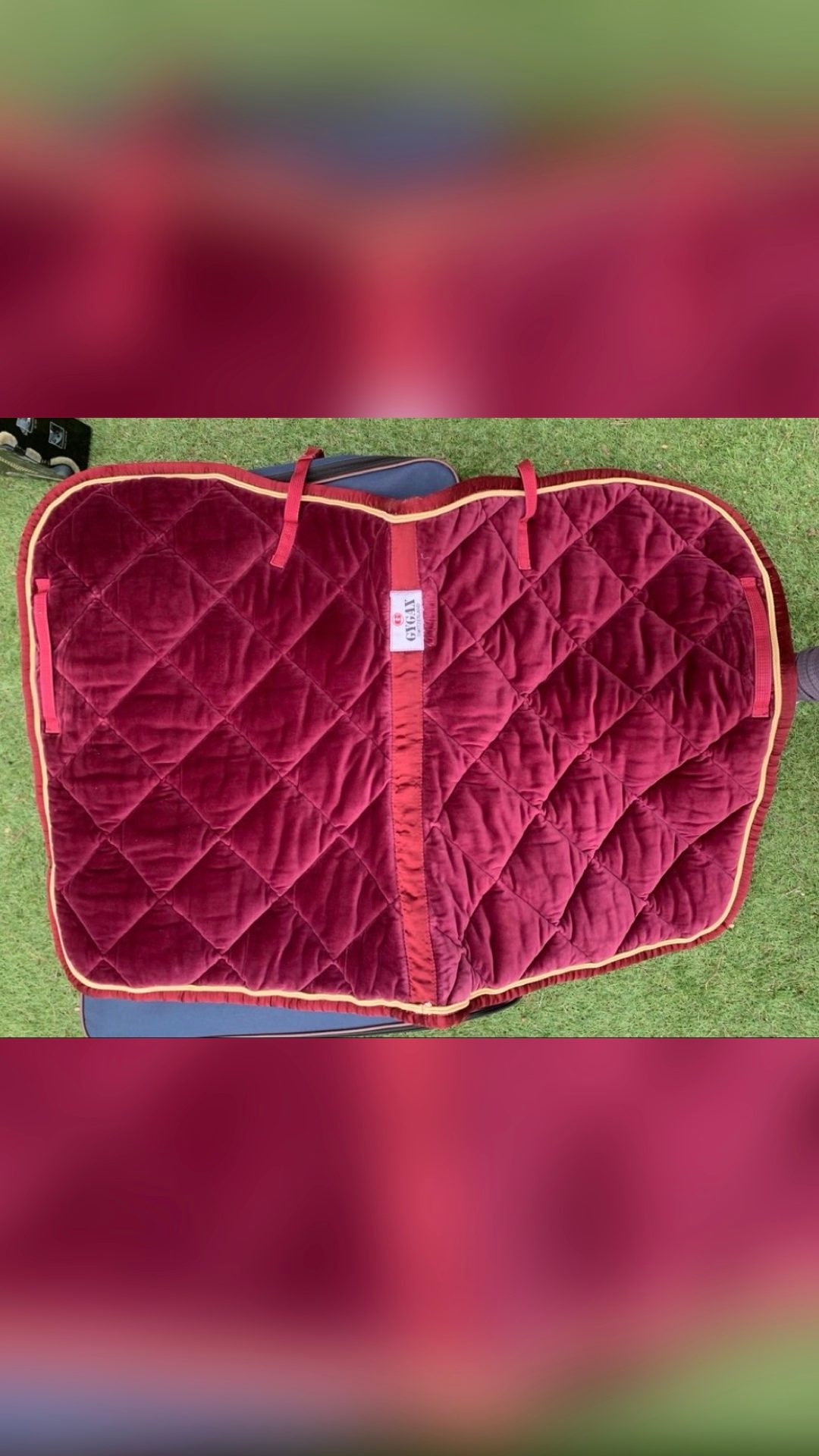 Tapis velours fuchsia, média 3