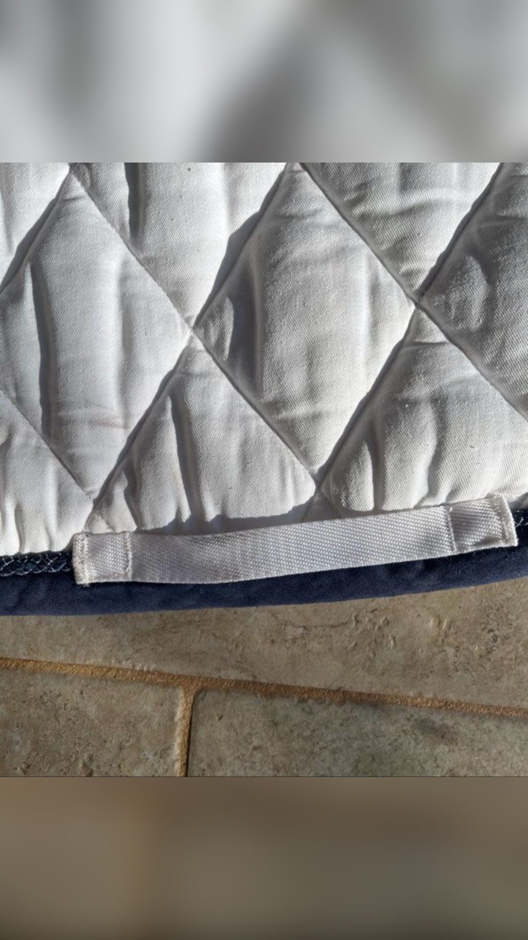 Tapis dressage blanc BR, média 4