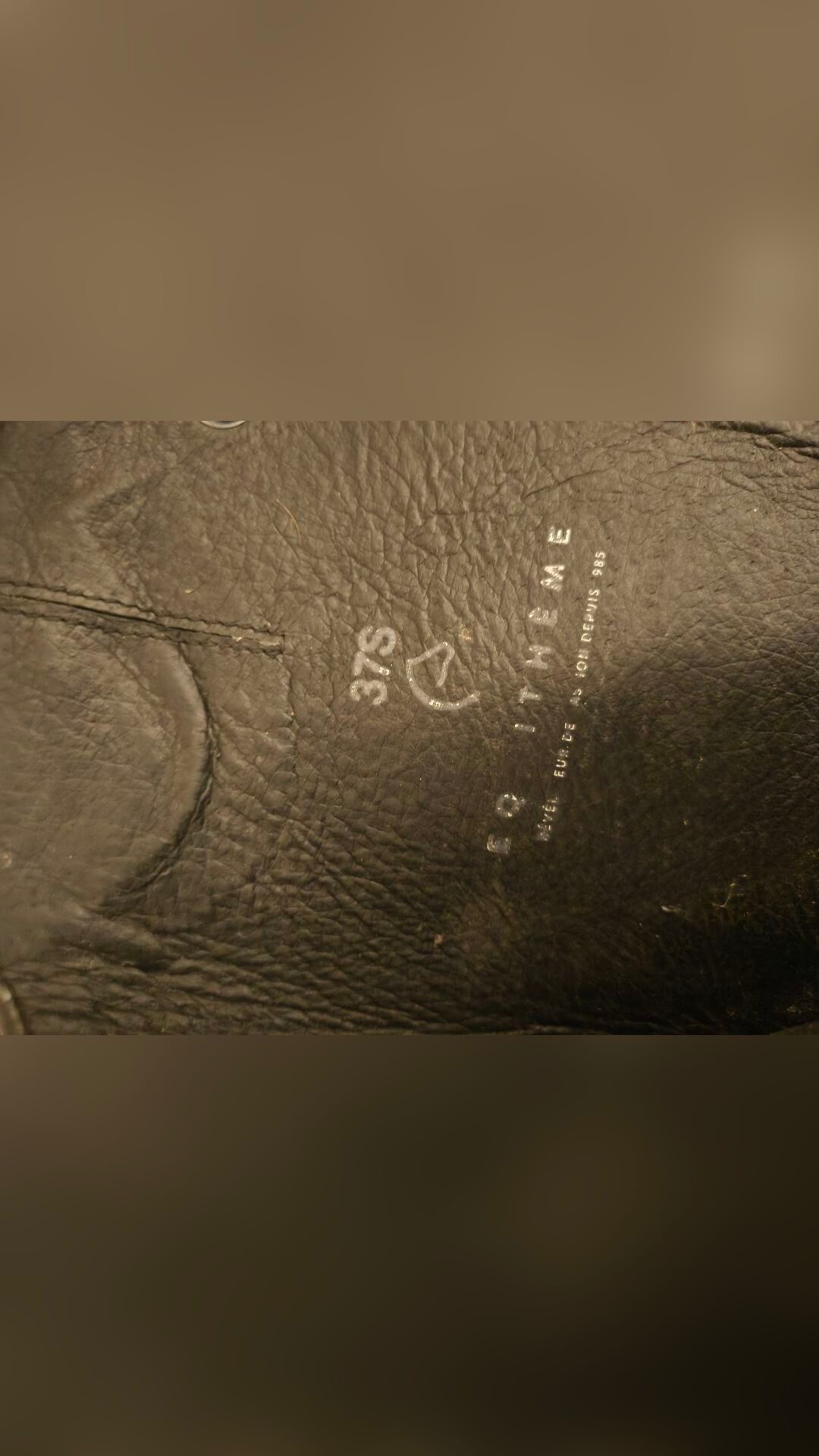 Bottes en cuir, média 4