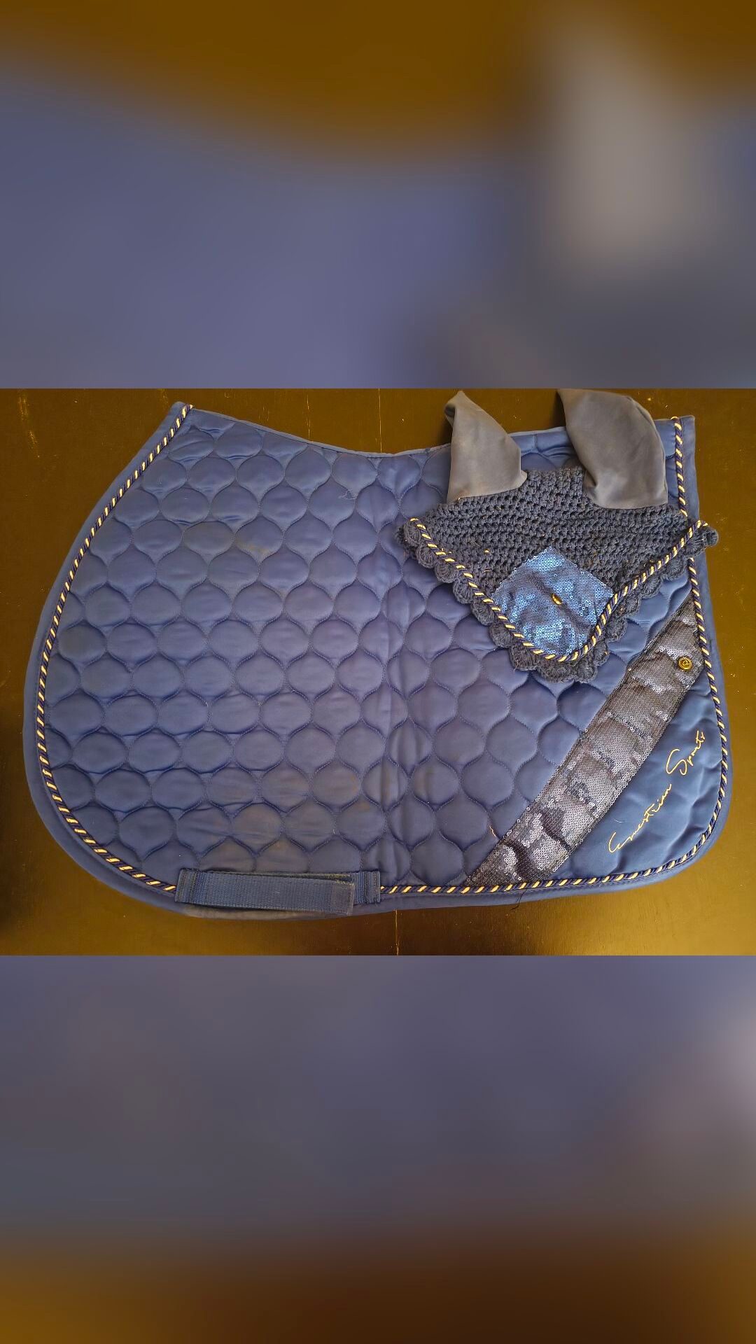 Ensemble tapis bonnet bleu flash, média 2